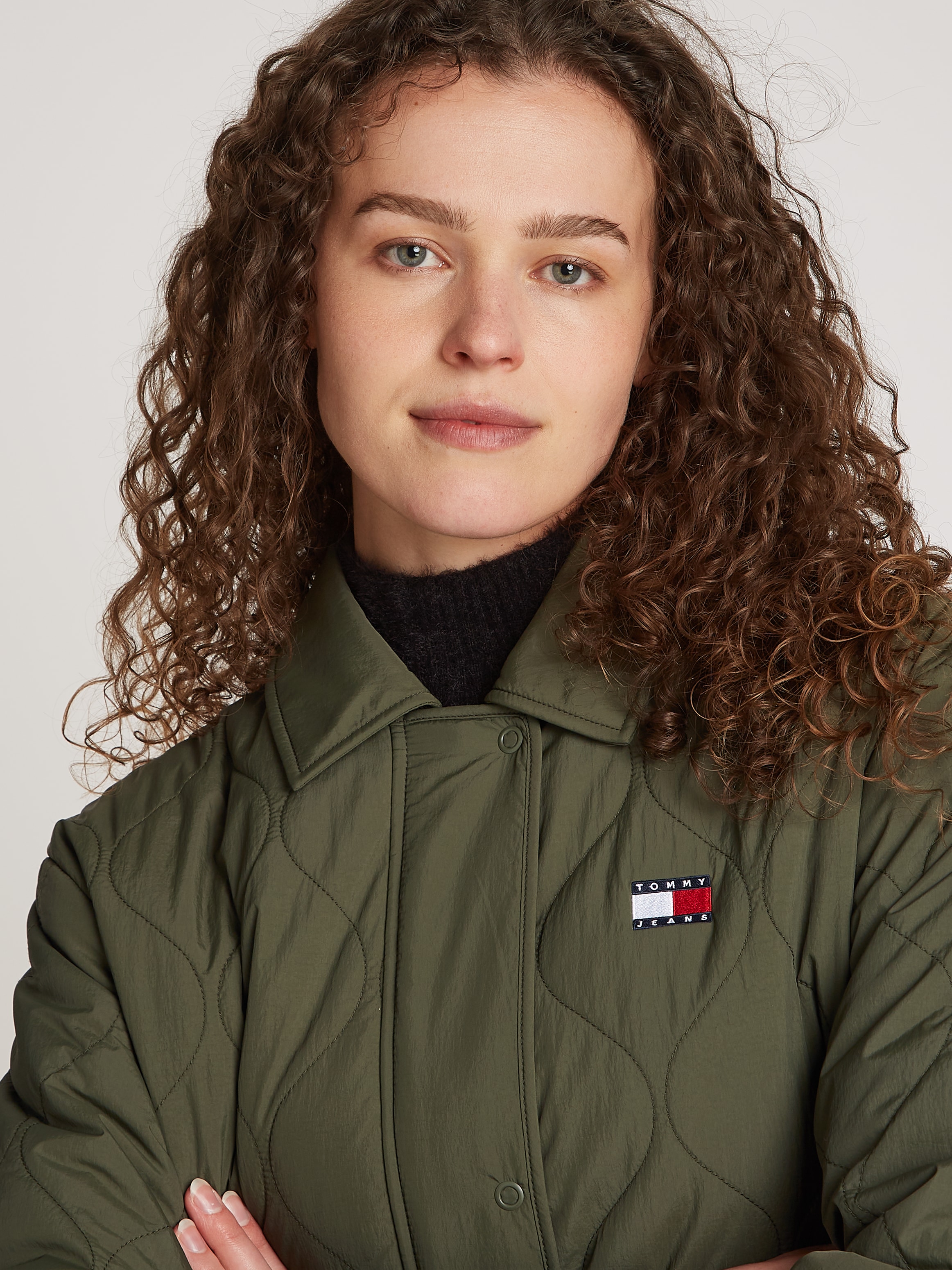 Tommy Jeans Steppmantel, mit Steppung