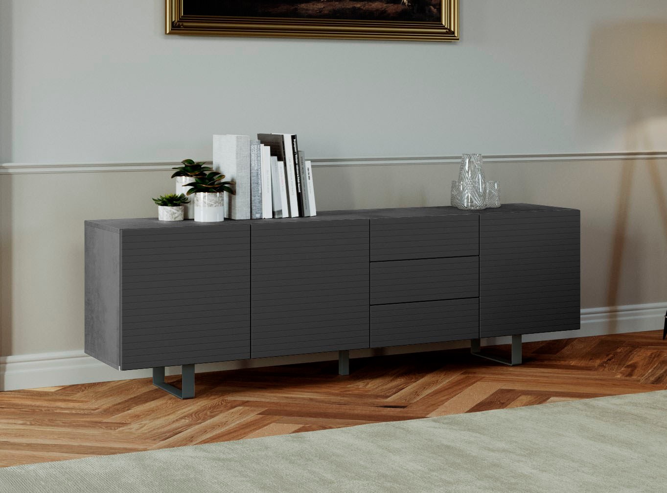 Image of DIVENTA Sideboard, Breite 220 cm bei Ackermann Versand Schweiz