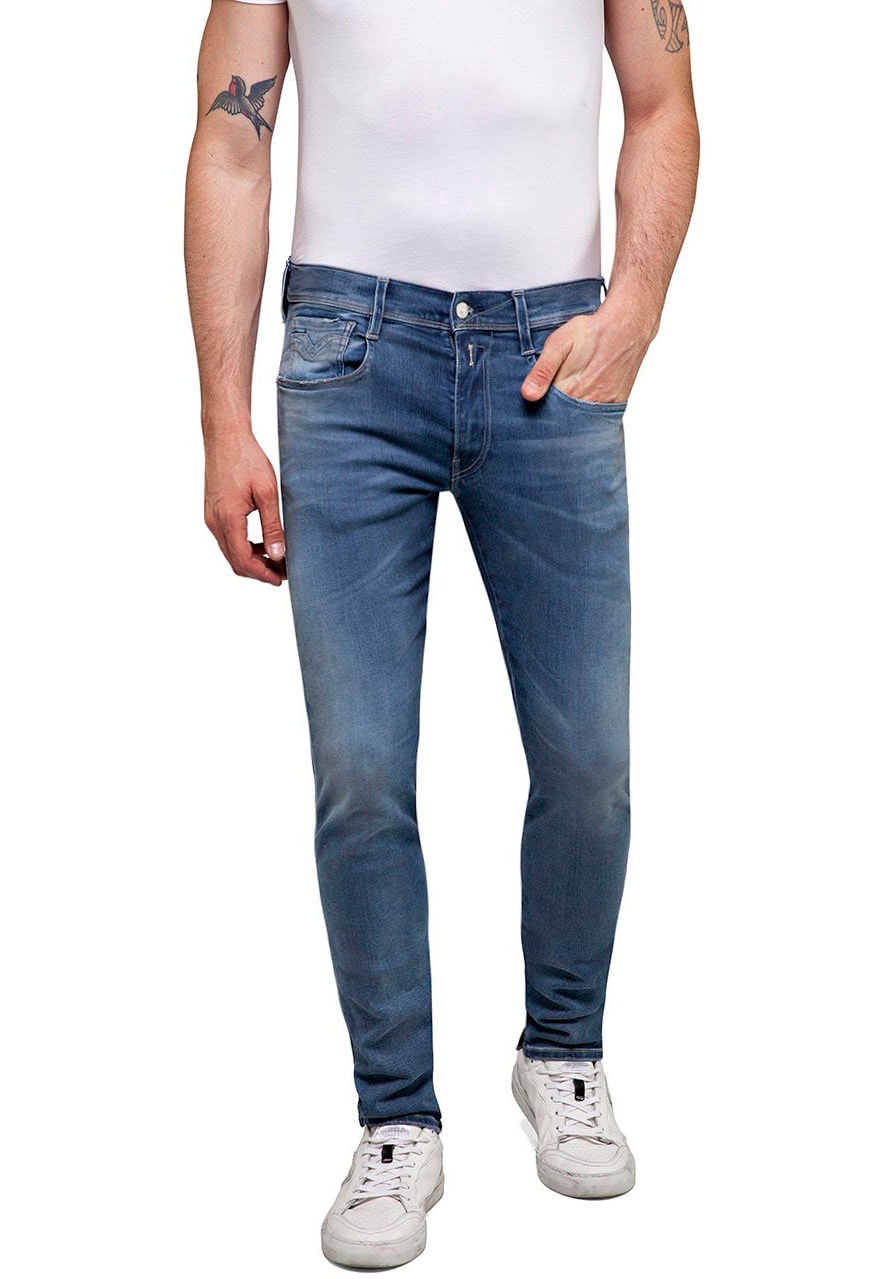 Replay Slim-fit-Jeans »ANBASS HYPERFLEX BIO«