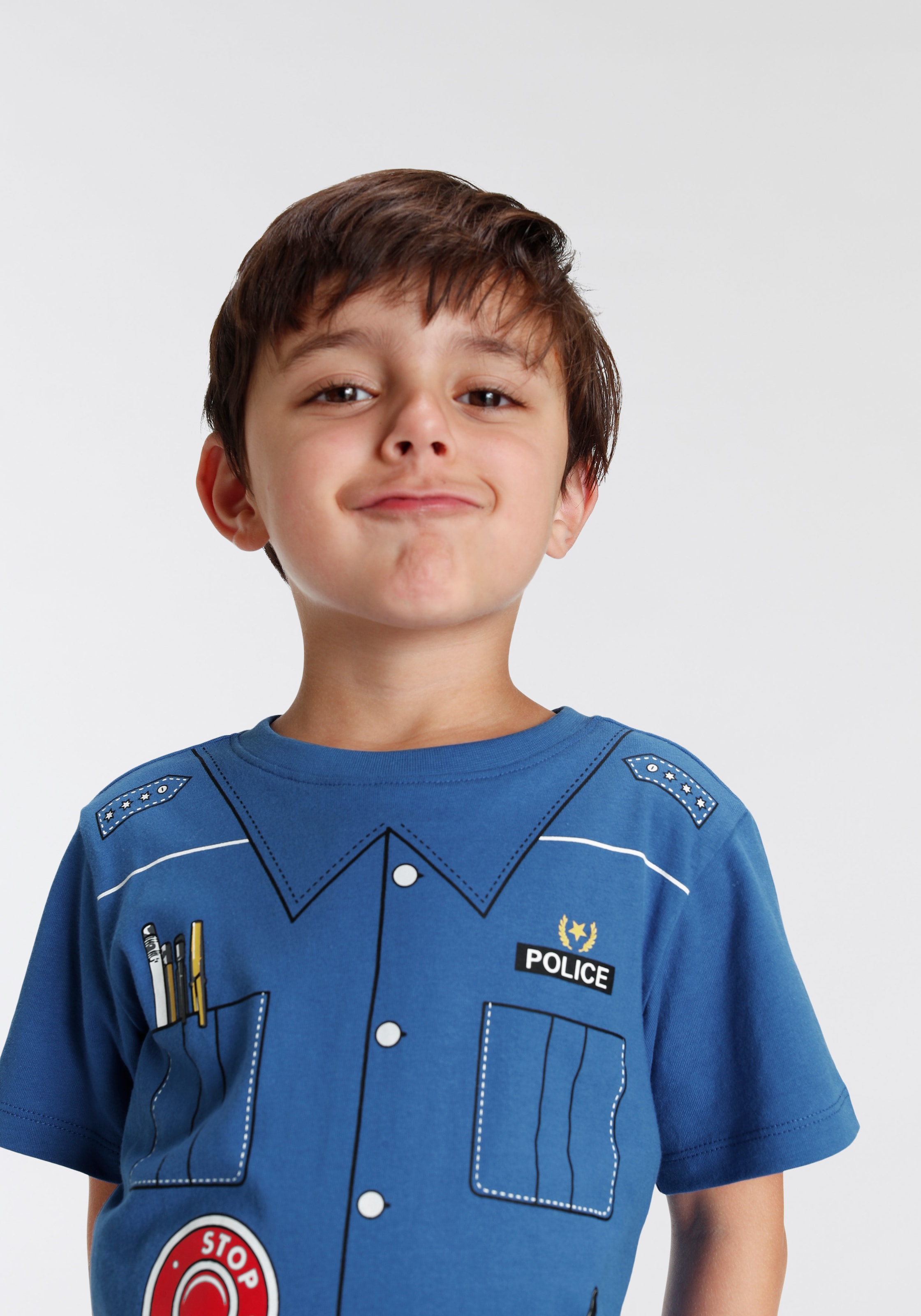 KIDSWORLD T-Shirt »POLIZEI«, auf Druck Uniform versandkostenfrei