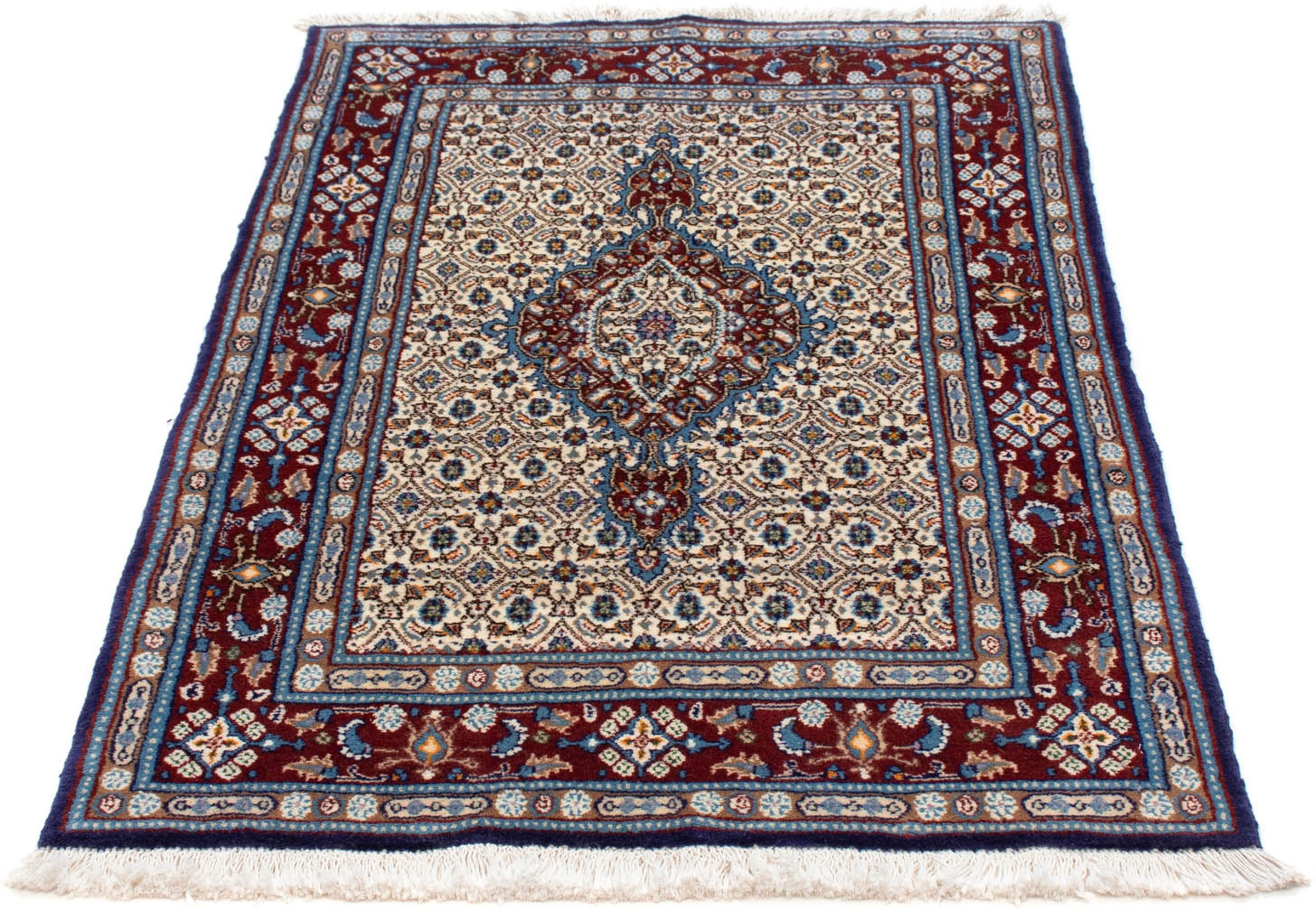 Image of morgenland Orientteppich »Perser - Classic - 120 x 78 cm - beige«, rechteckig, 10 mm Höhe, Wohnzimmer, Handgeknüpft, Einzelstück mit Zertifikat bei Ackermann Versand Schweiz