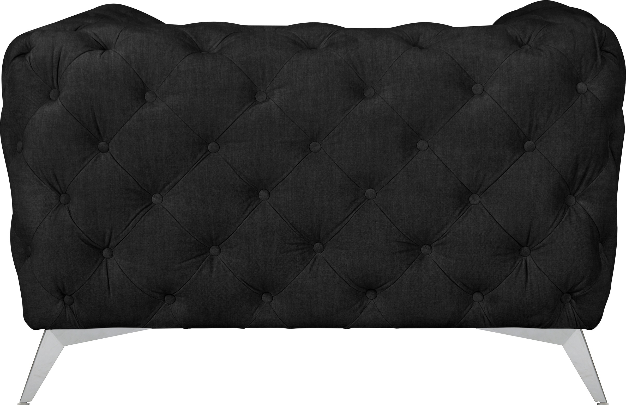 Leonique Chesterfield-Sessel »Glynis Sessel«, aufwändige Knopfheftung, moderne Chesterfield Optik, Fussfarbe wählbar