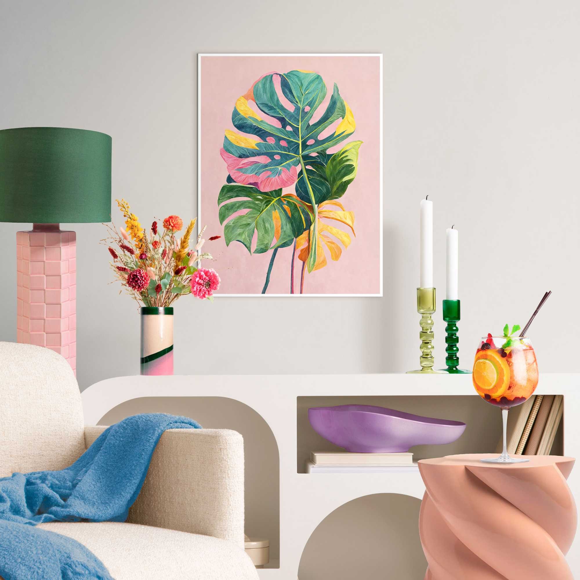 Image of Reinders Bild mit Rahmen "Colourful Leafs"