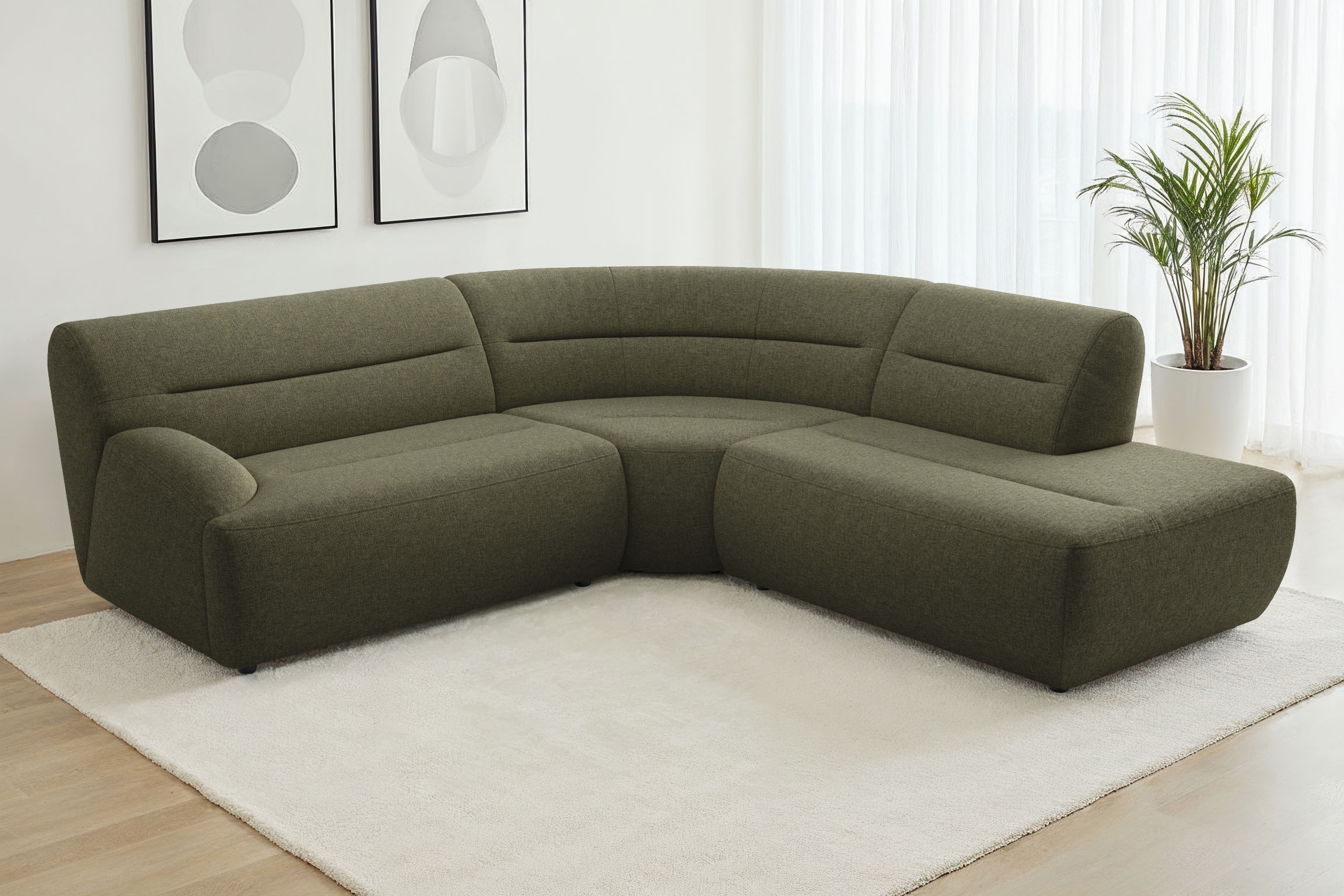 Image of sit&more Ecksofa "Scrabble, L-Form, B: 248cm" Modernes Design in verschiedenen Stoffarten