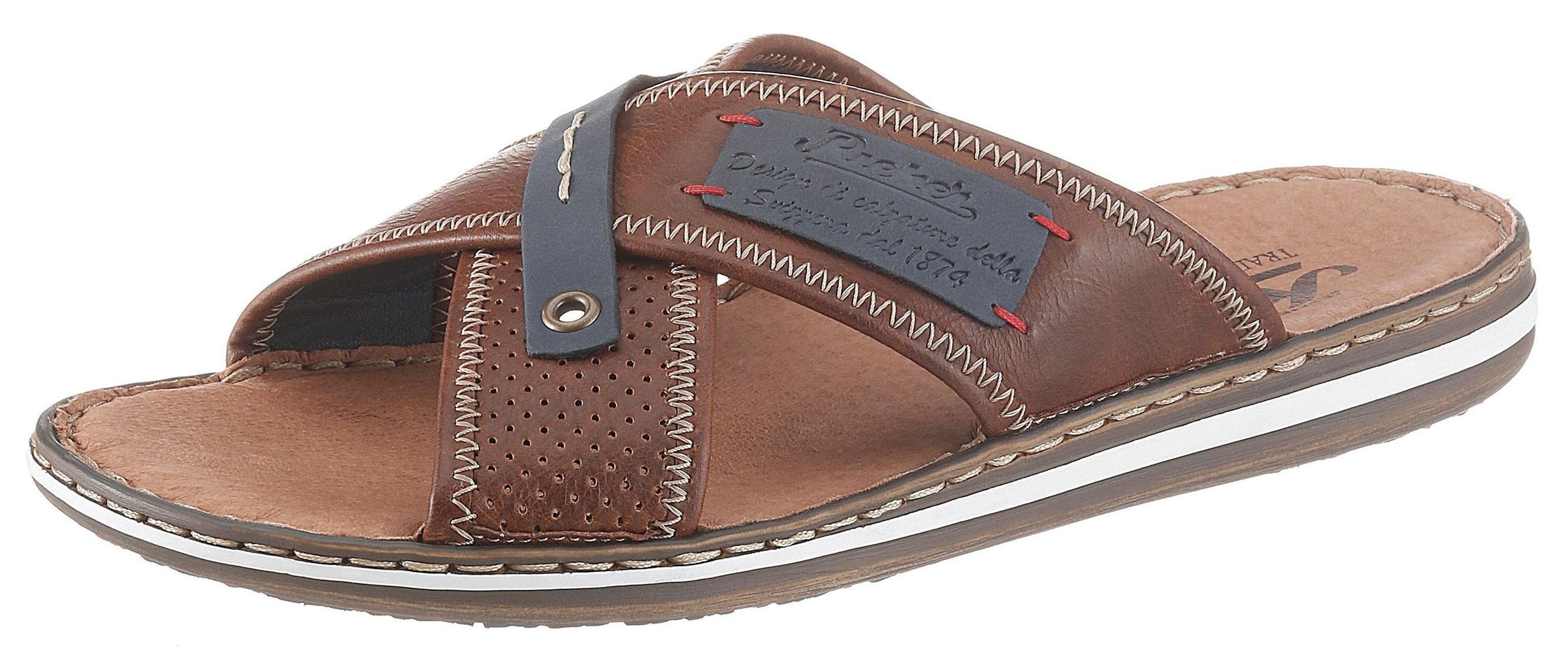 Image of Rieker Pantolette, mit stylishen Logoapplikationen bei Ackermann Versand Schweiz