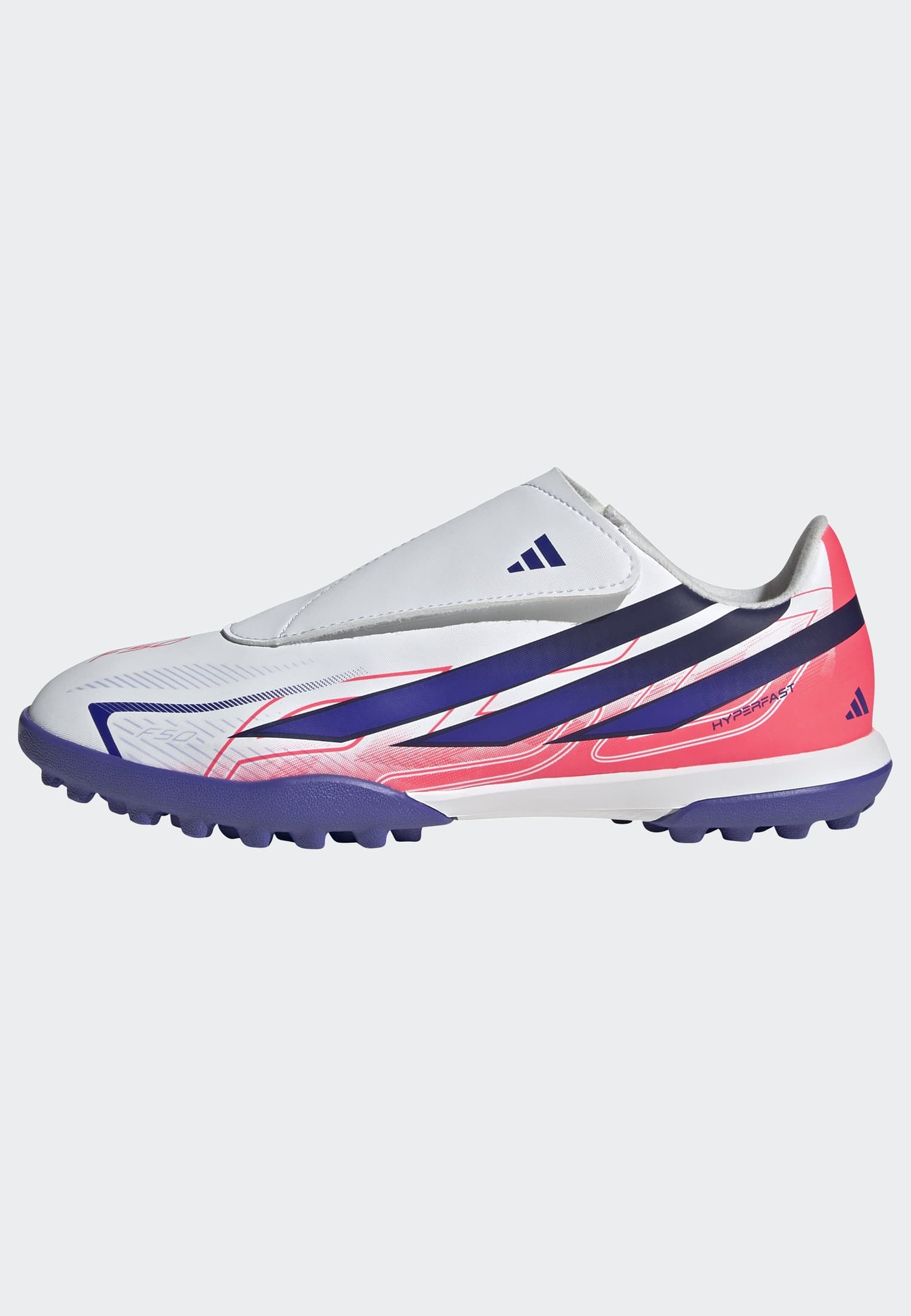 adidas Performance Chaussure de football »F50 HYPERFAST CLUB KIDS , HYBRIDRASEN, KLETTVERSCHLUSS«  pour enfants et adolescents