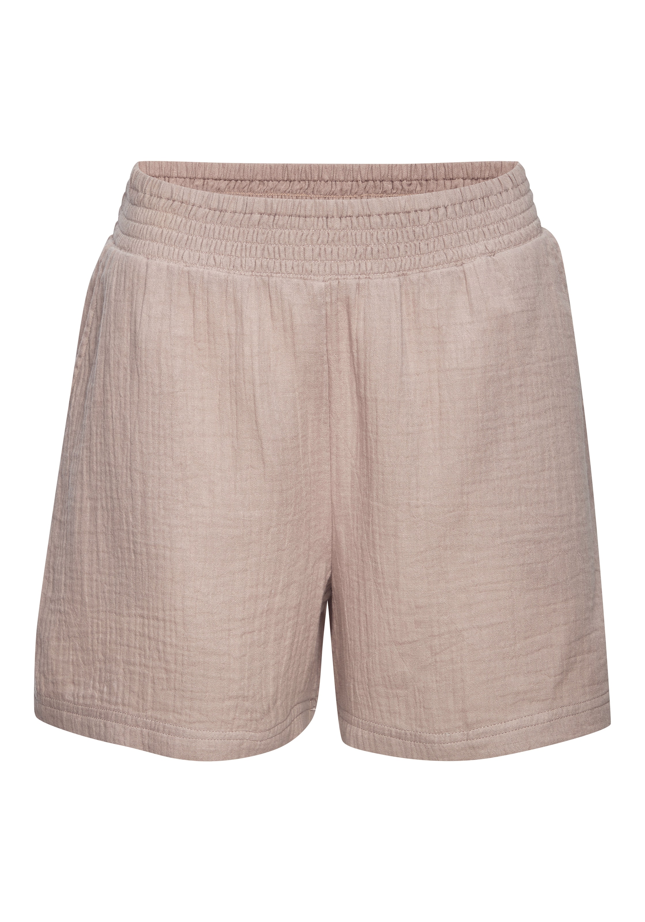 Beachtime by Lascana Short tissé »aus sommerlicher Musselinware«  shorts légers de plage, pantalon d'été, pantalon sans braguette