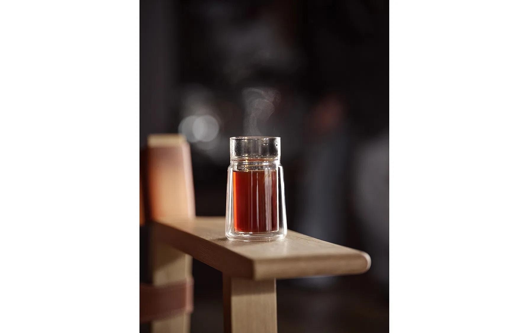 Jacob Jensen Thermoglas »Large 330 ml, 1 Stück« Thermo-Kaffeeglas mit innovativem Design