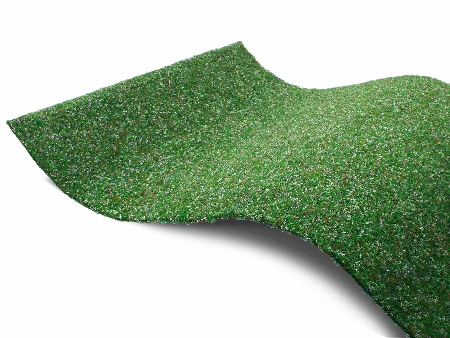 Primaflor-Ideen in Textil Kunstrasen »GREEN«, rechteckig, Rasenteppich, blau, mit Noppen