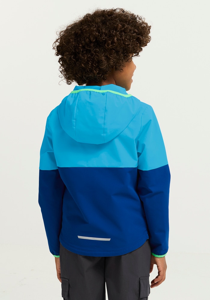 Jack Wolfskin Veste softshell »SANDBIRD HOODED JKT K« mit Kapuze Winddicht, atmungsaktiv, Übergangsjacke