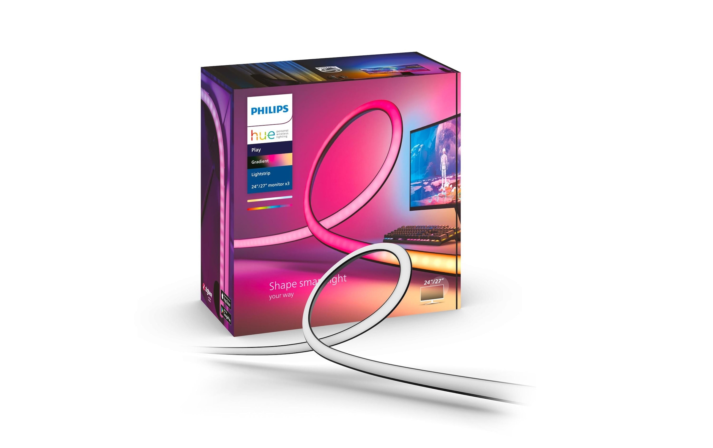 Philips Hue LED-Streifen »Play Gradient PC Lights«