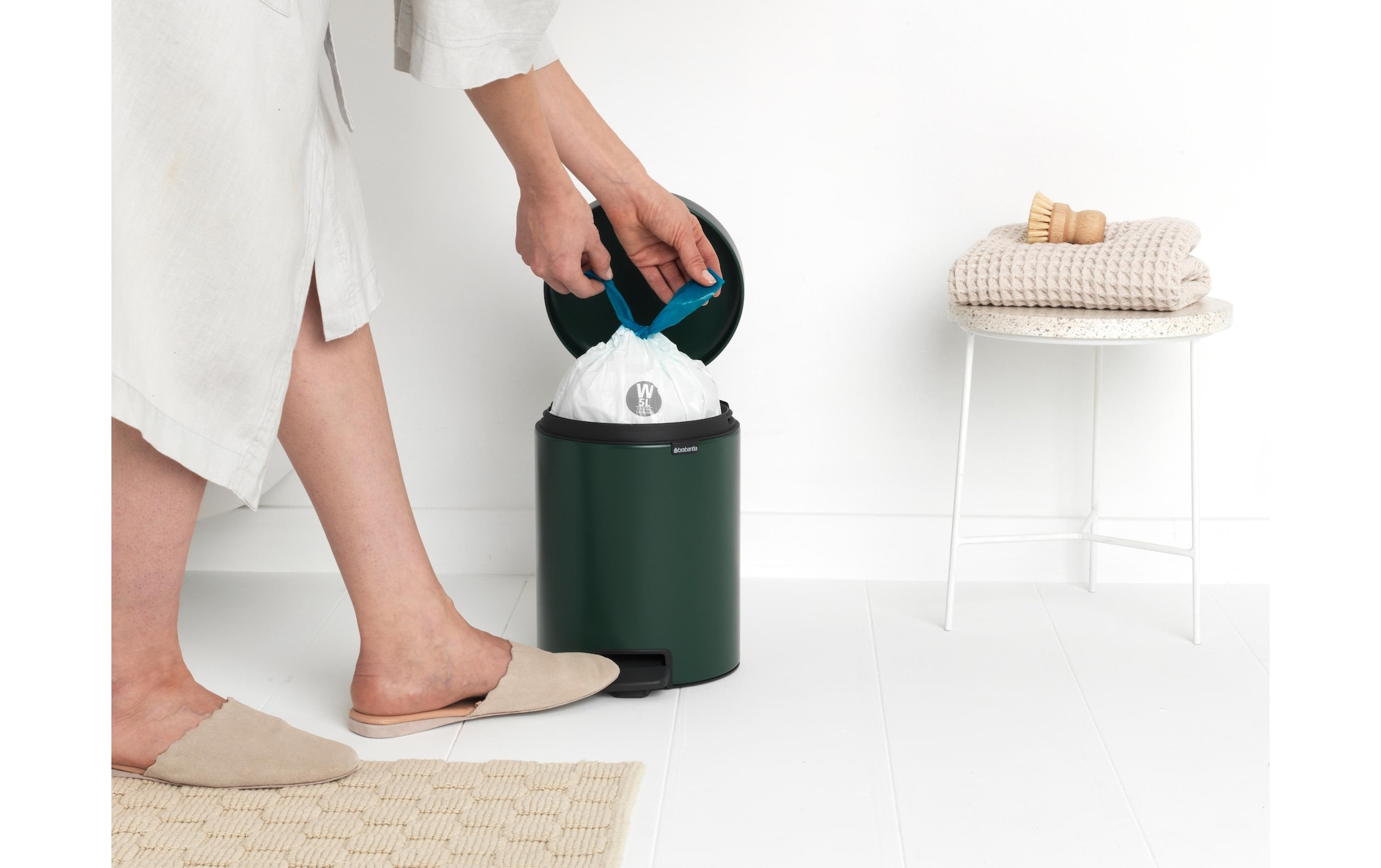 Brabantia Kosmetikeimer »NewIcon 5 l, Grün«, 1 Behälter