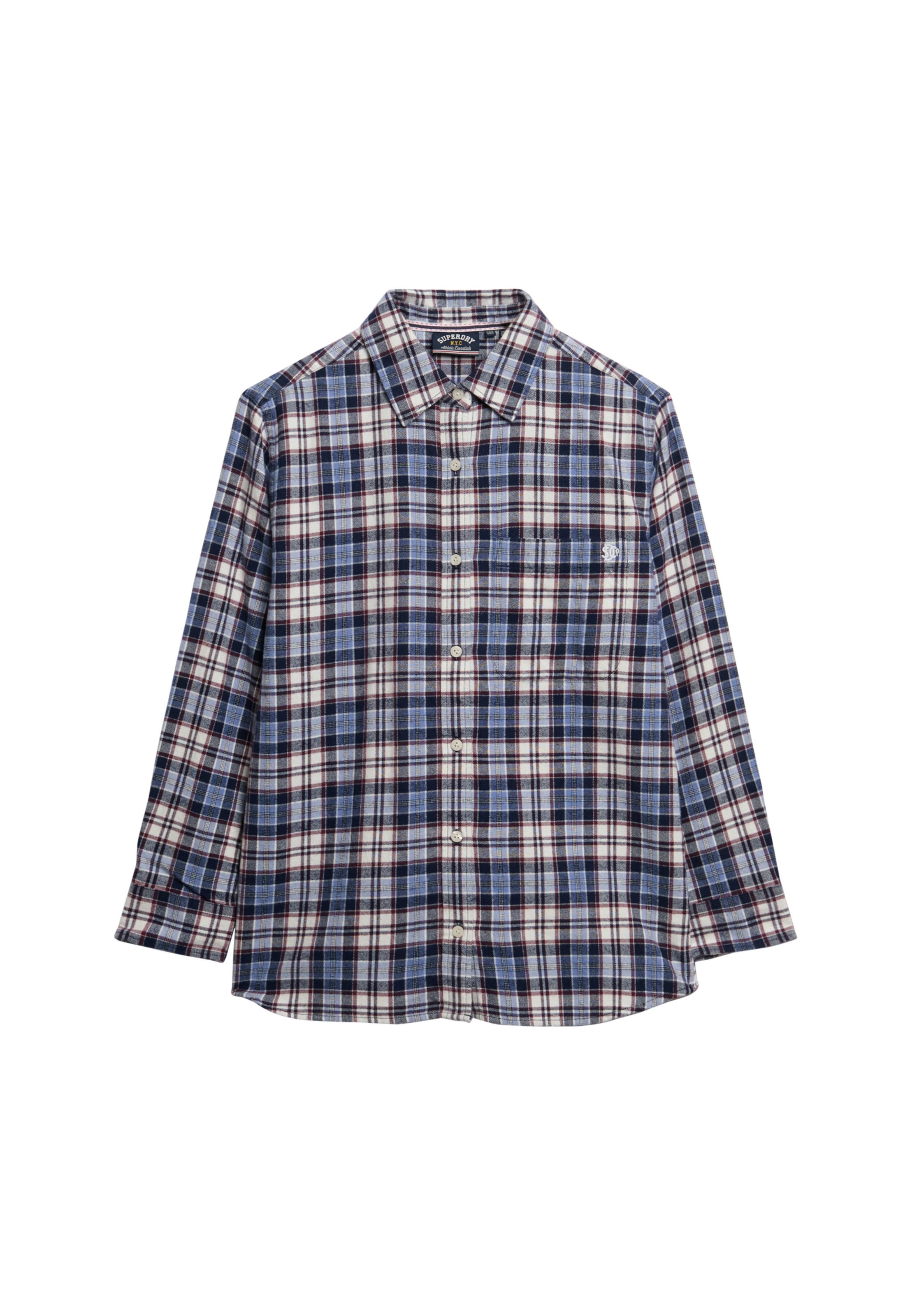 Superdry Karobluse »CHECK FLANNEL BOYFRIEND SHIRT«