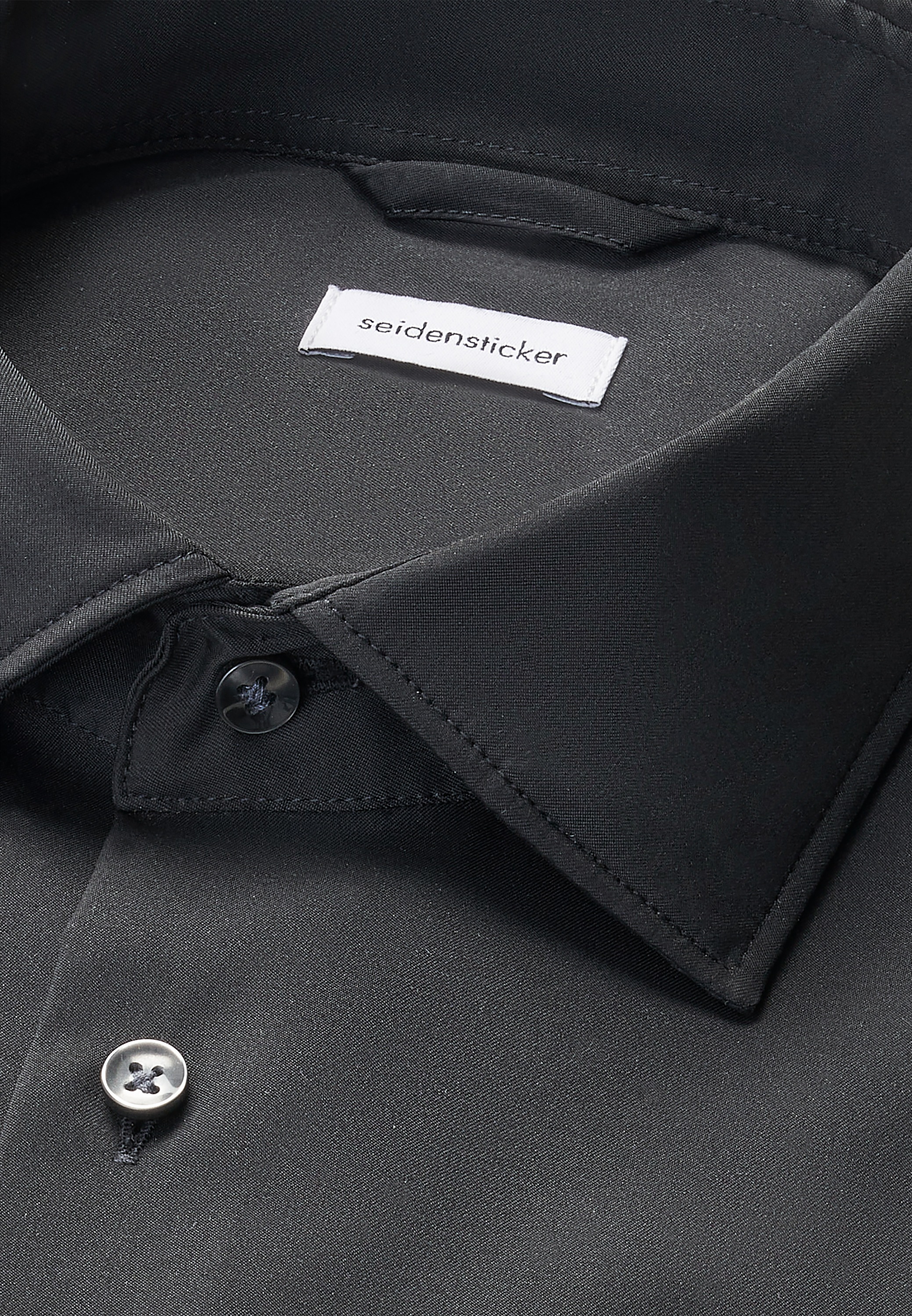 seidensticker Chemise d'affaires »Schwarze Rose« Regular 1/1 Kentkragen Uni