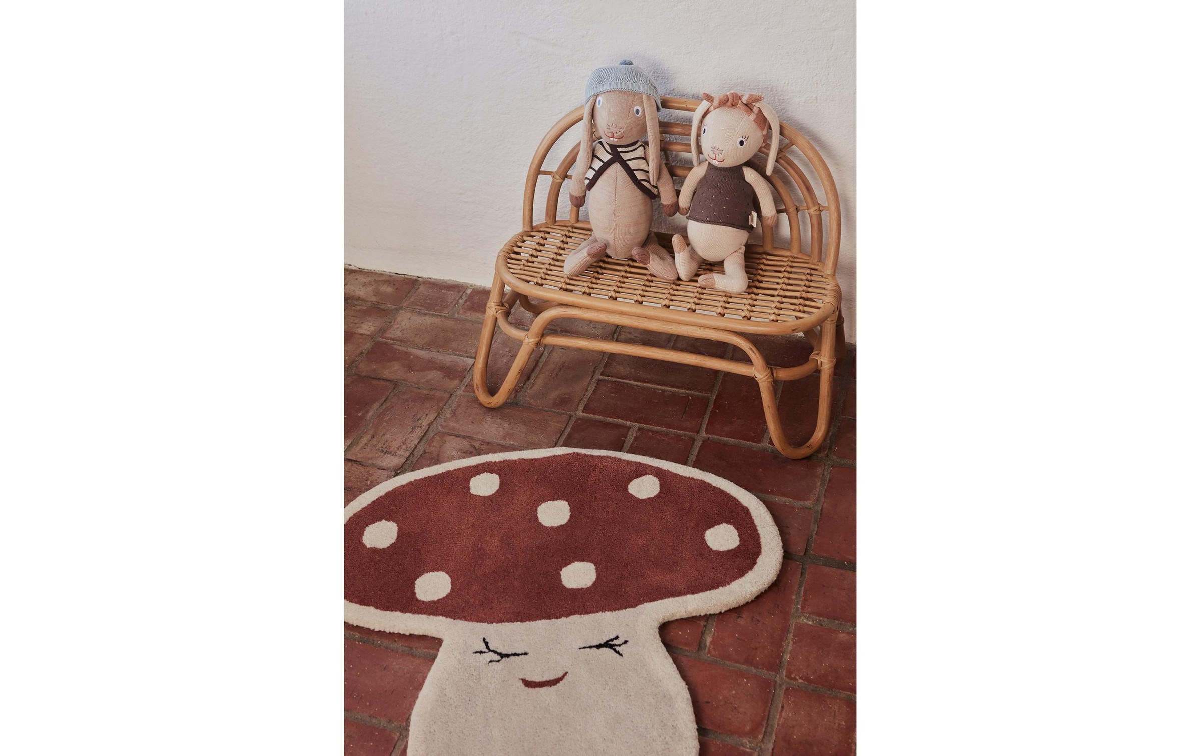 OYOY Kinderteppich »Malle Mushroom 75 x 77 cm«