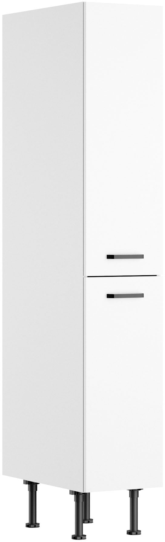 Image of KOCHSTATION Apothekerschrank "KS-Paula" 30 cm breit, 176 cm hoch, 2 Auszüge, 4 Ablagen