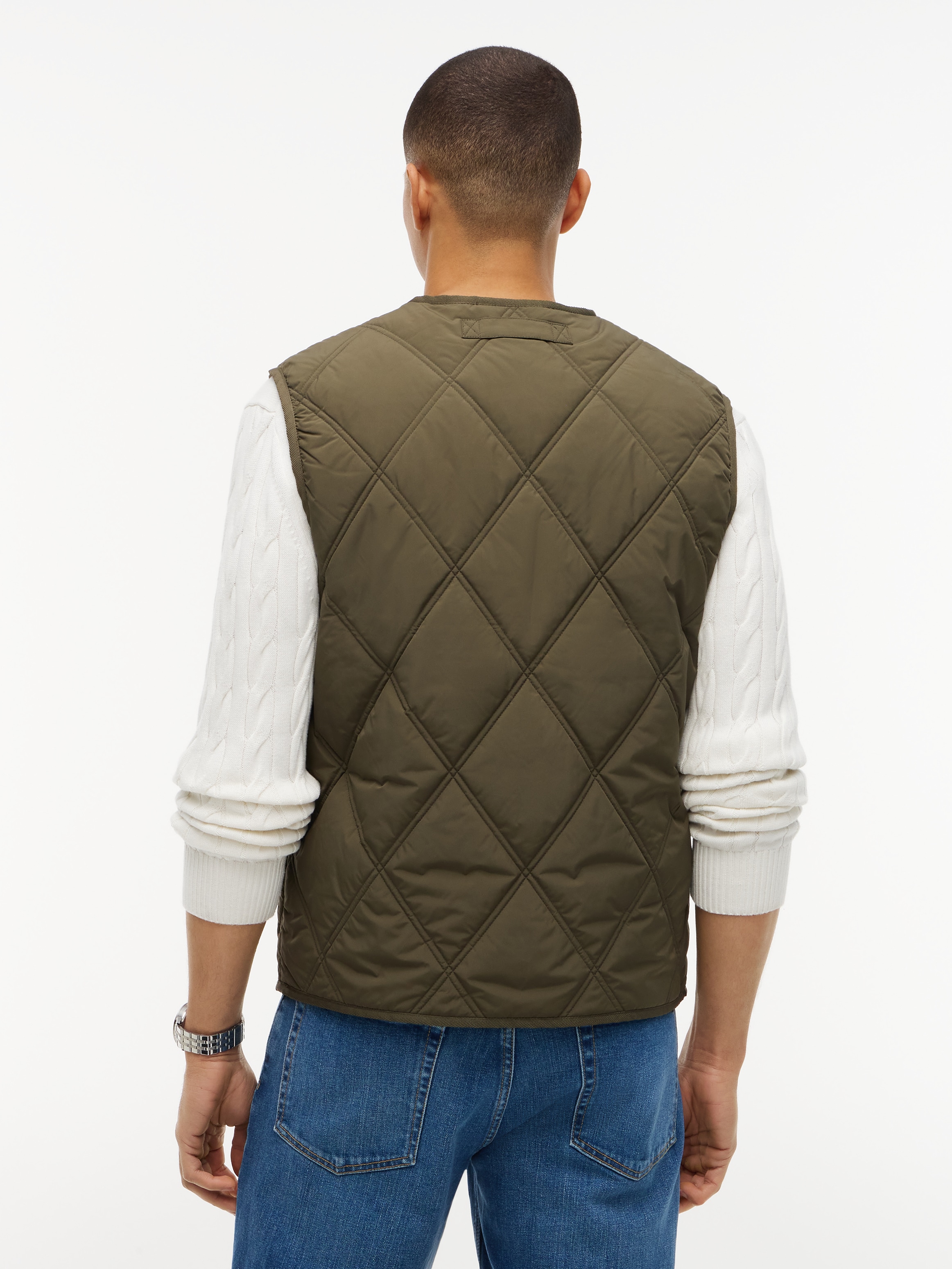 Tommy Hilfiger Steppweste »DIAMOND QUILT« mit Rautensteppung und Reissverschluss