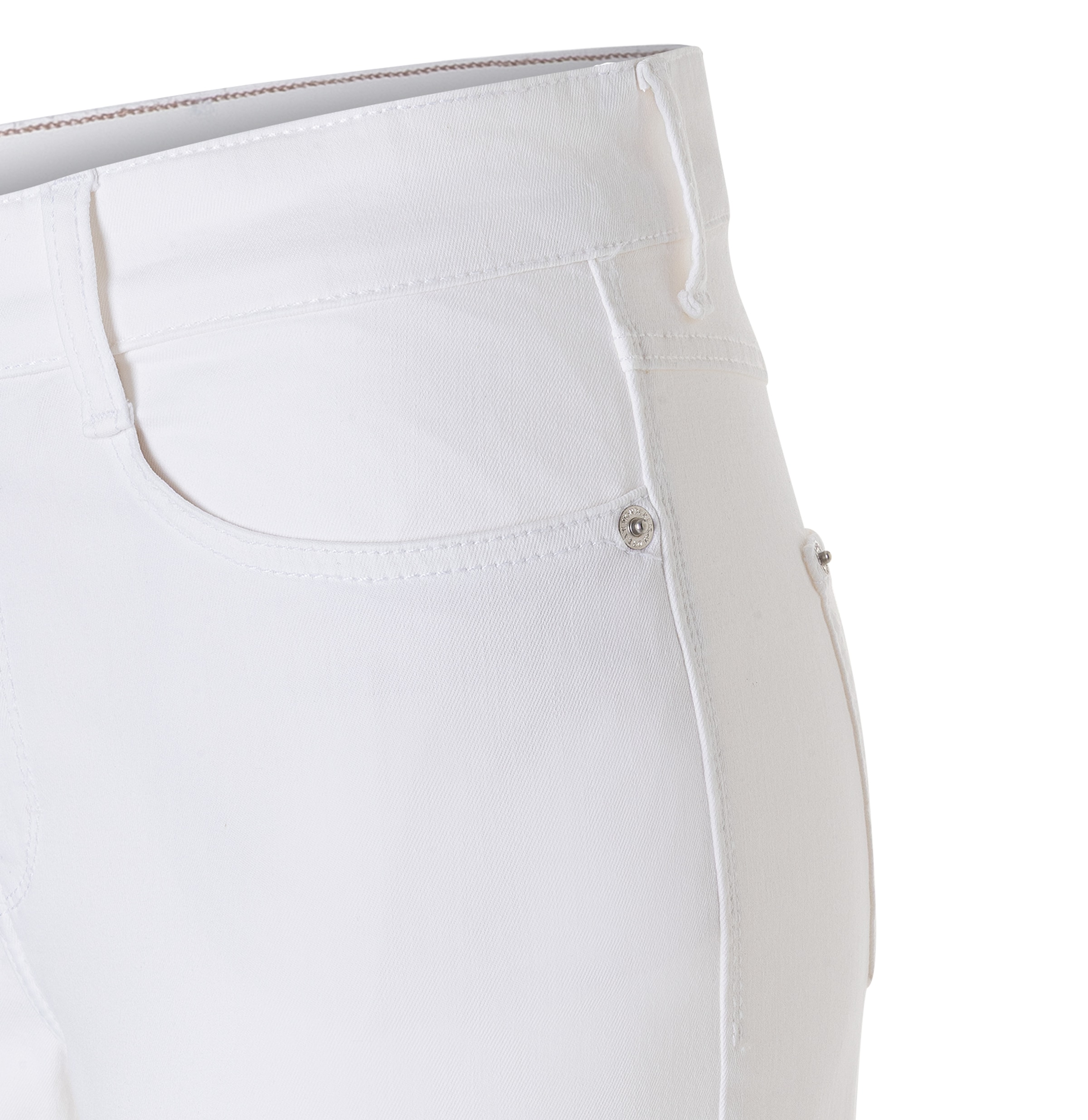 MAC Weite Jeans »DREAM WIDE« mit Fransen am Saum