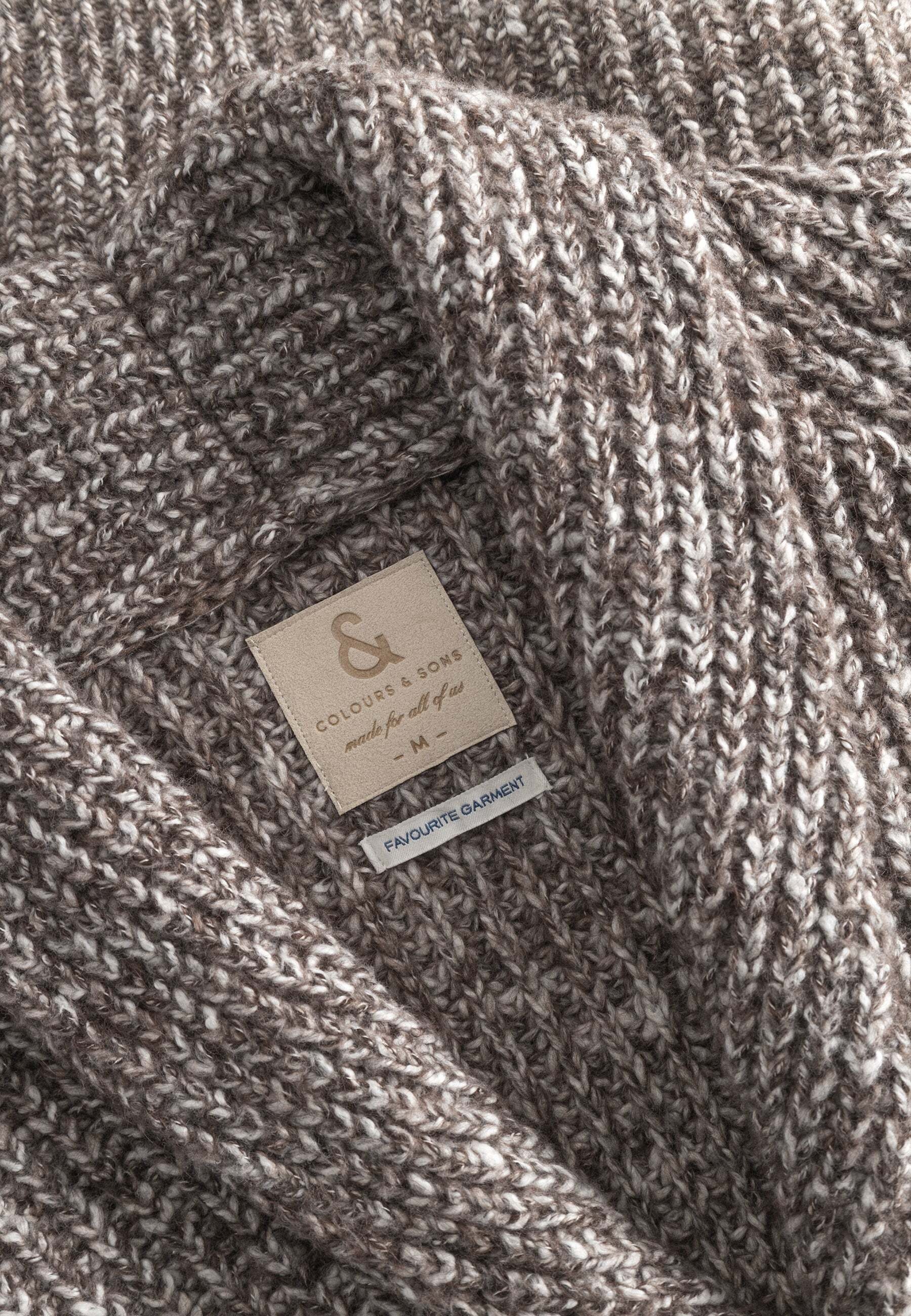 colours & sons Strickpullover »colours & sons Strickjacke Cardigan Marl«