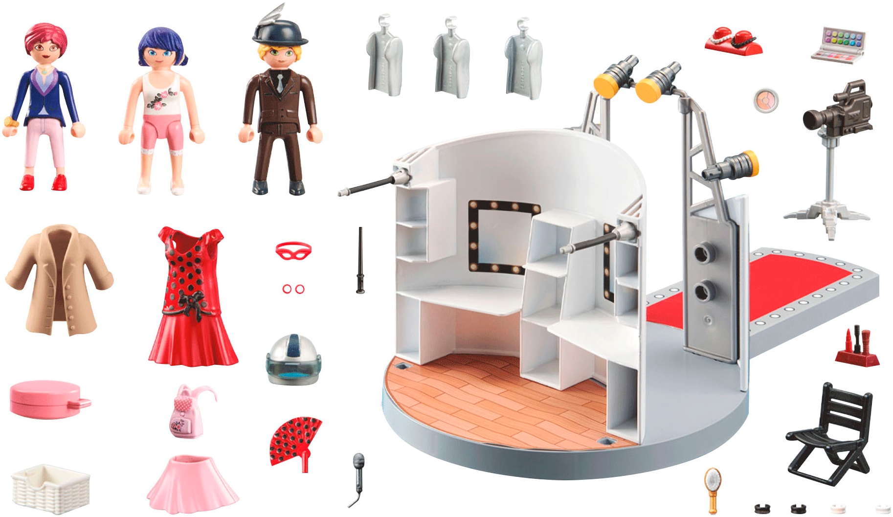Playmobil® Konstruktions-Spielset »Miraculous: Gabriels Fashion Show (71335), Miraculous«, (66 St.), Made in Europe