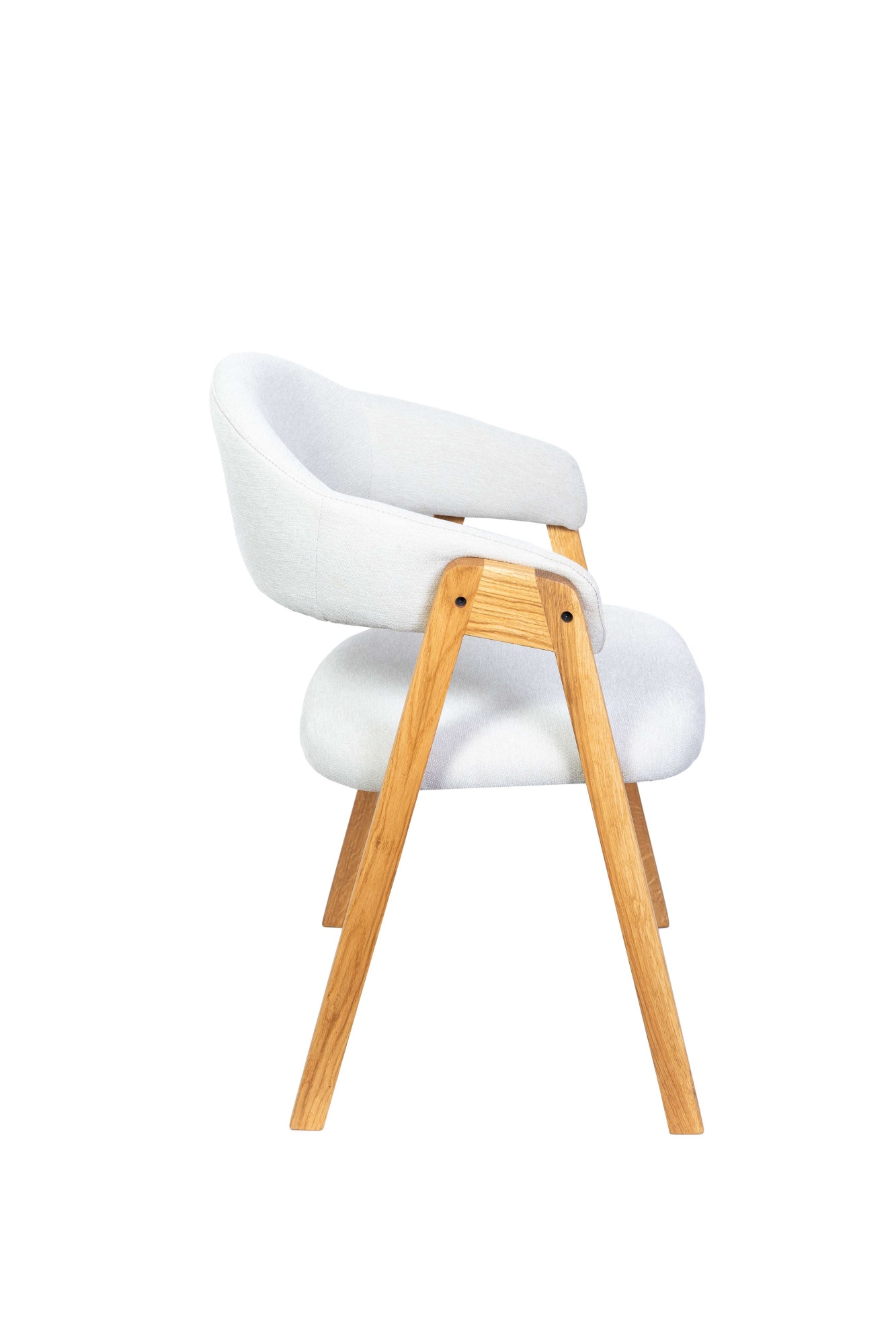 GOODproduct Chaise avec accoudoirs »Arco Polsterstuhl, Esszimmerstuhl, Küchenstuhl, 4-Fussstuhl« () 2 cuisconfortable et élégant. Rembourré. Pieds en bois massif