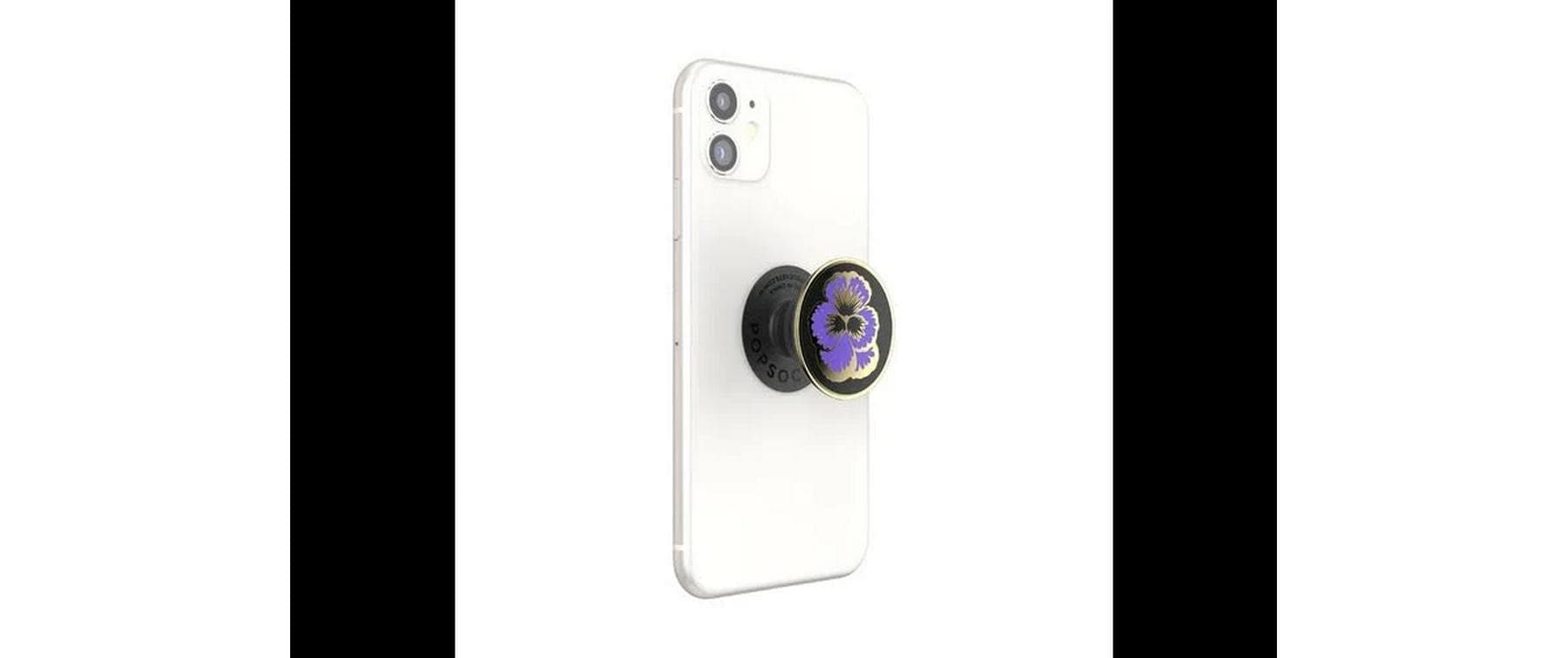 Popsockets Handy-Halterung »PopGrip Flowering Iris Enamel«