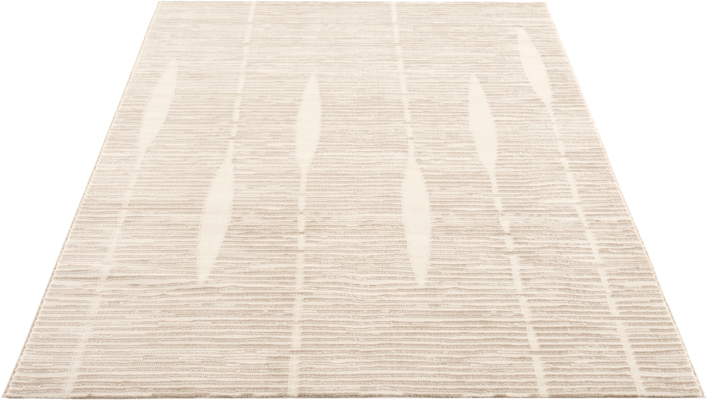 Image of DELAVITA Teppich »Frode«, rechteckig, 12 mm Höhe, mit Schrumpfgarn-Effekt, Kurzflor, idealer Teppich für Wohnzimmer, Esszimmer, Schlafzimmer bei Ackermann Versand Schweiz
