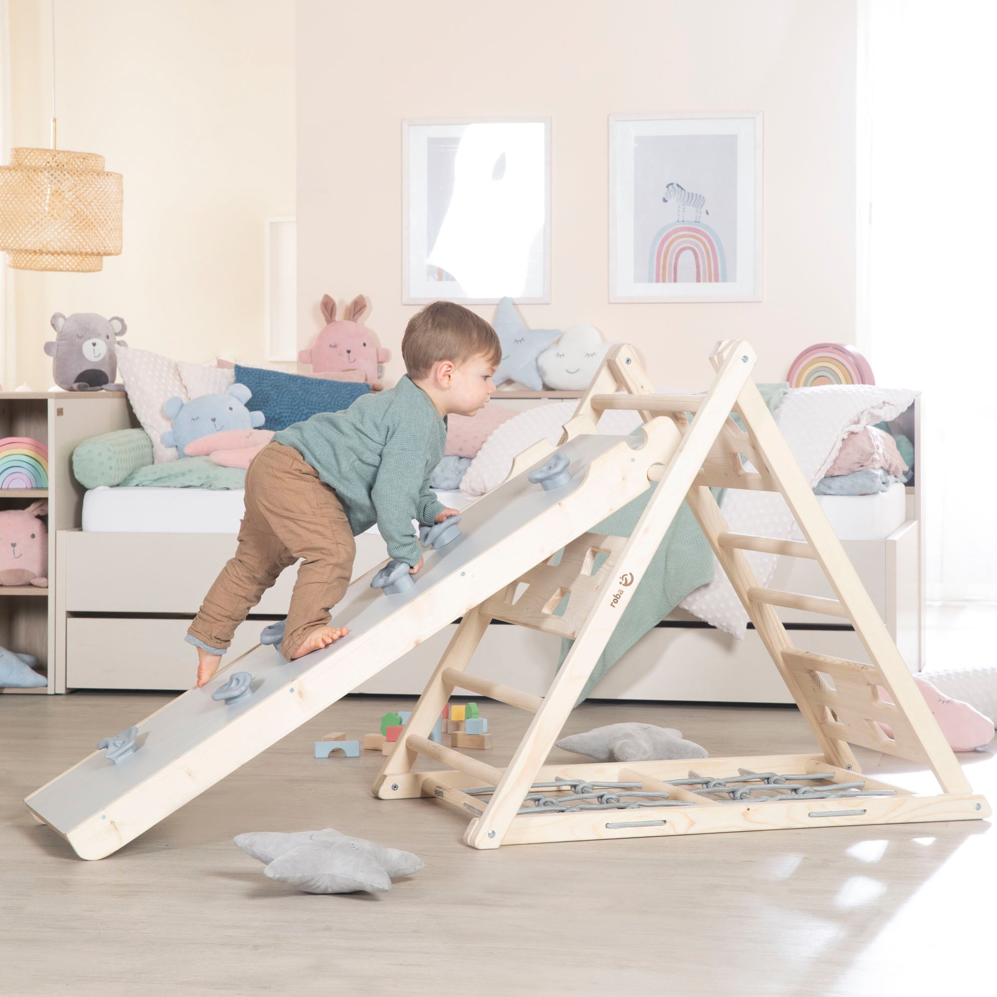 roba® Rutsche »Rutschbrett für roba Kletterdreieck« für roba Kletterdreieck und Spielturm