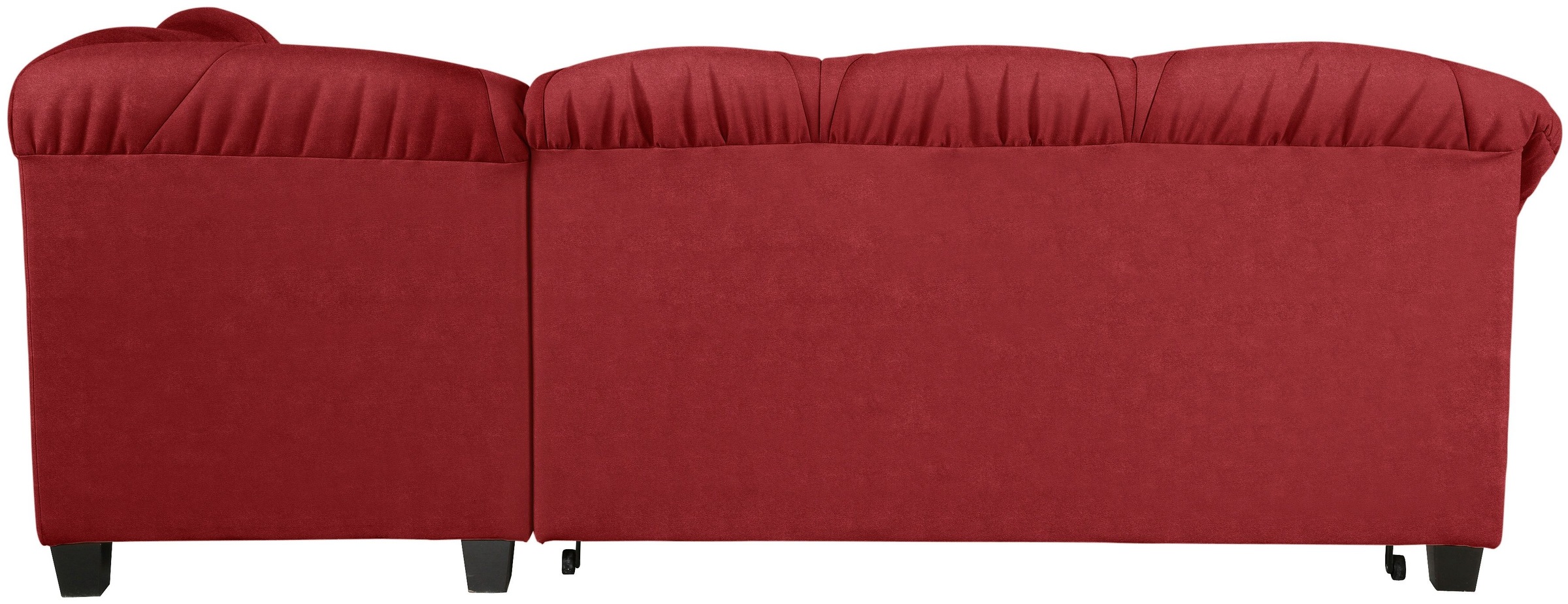 Home affaire Ecksofa »Camelita, Landhaus Sofa, 2 Varianten: Recamiere- oder Ottomane, L-Form«, wahlweise mit Bettfunktion