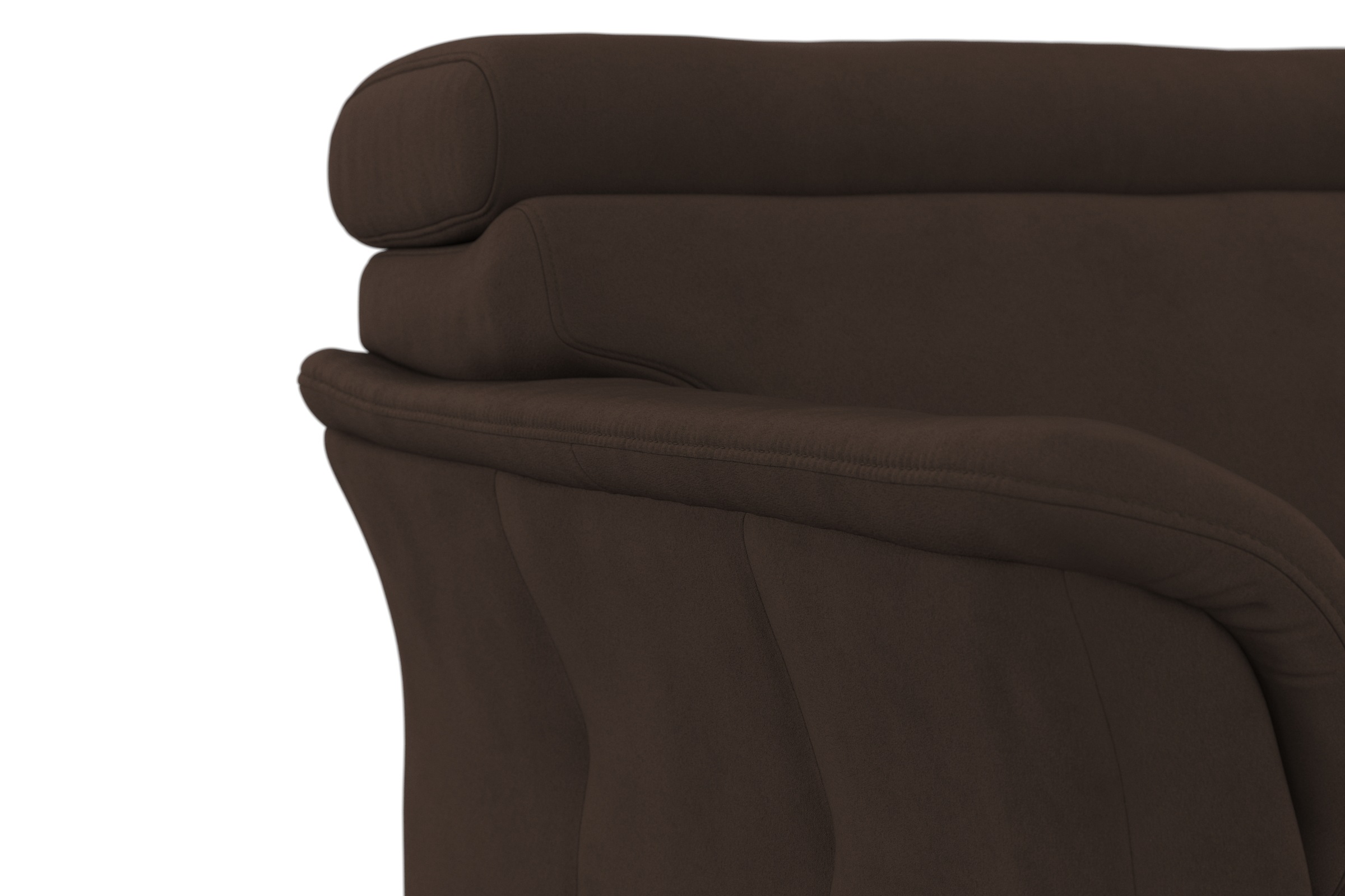 sit&more Ecksofa »Marano L-Form«, inklusive Kopfteilverstellung, wahlweise mit Bettfunktion, Bettkasten