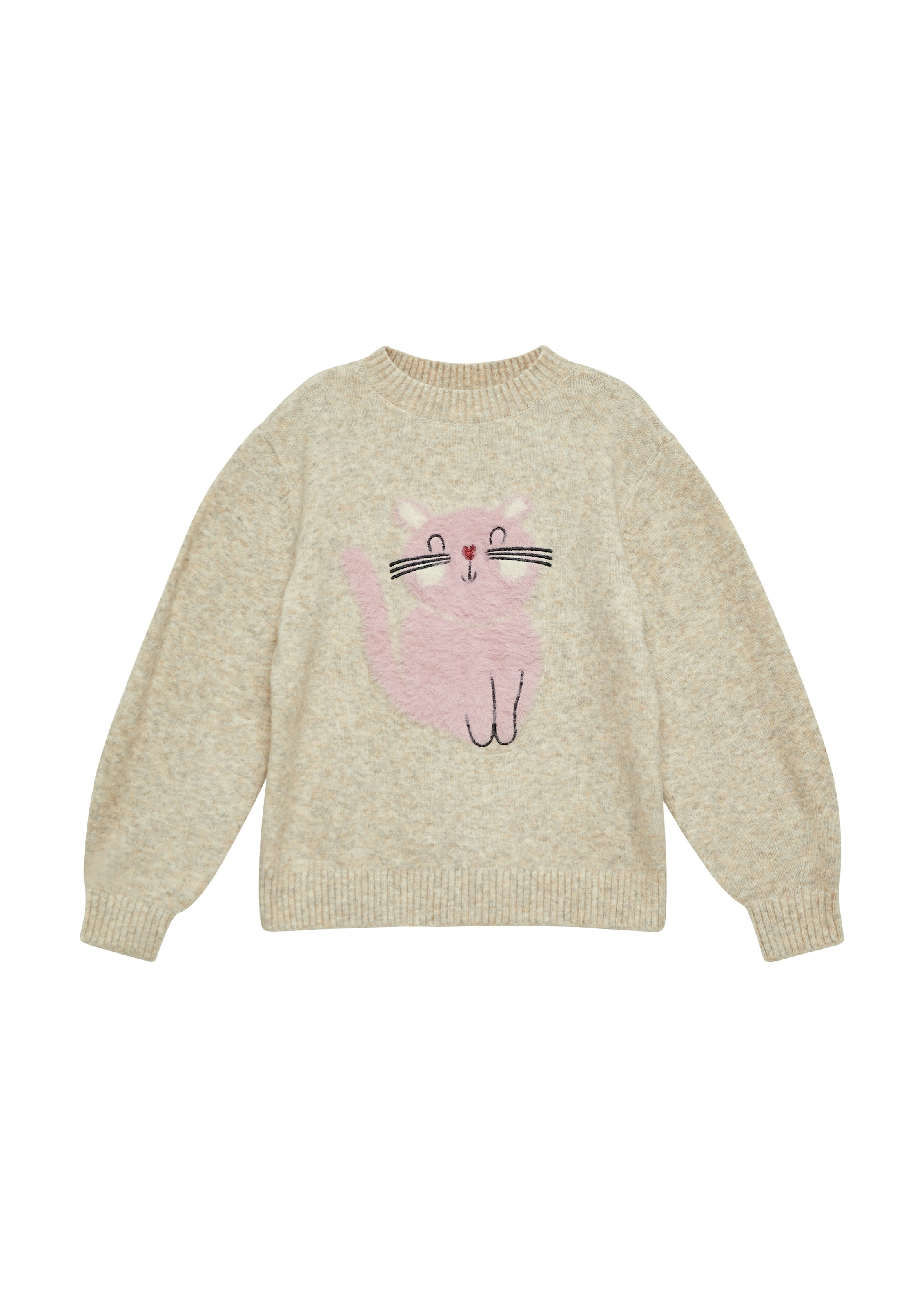 Image of s.Oliver Junior Strickpullover mit Katzen-Motiv