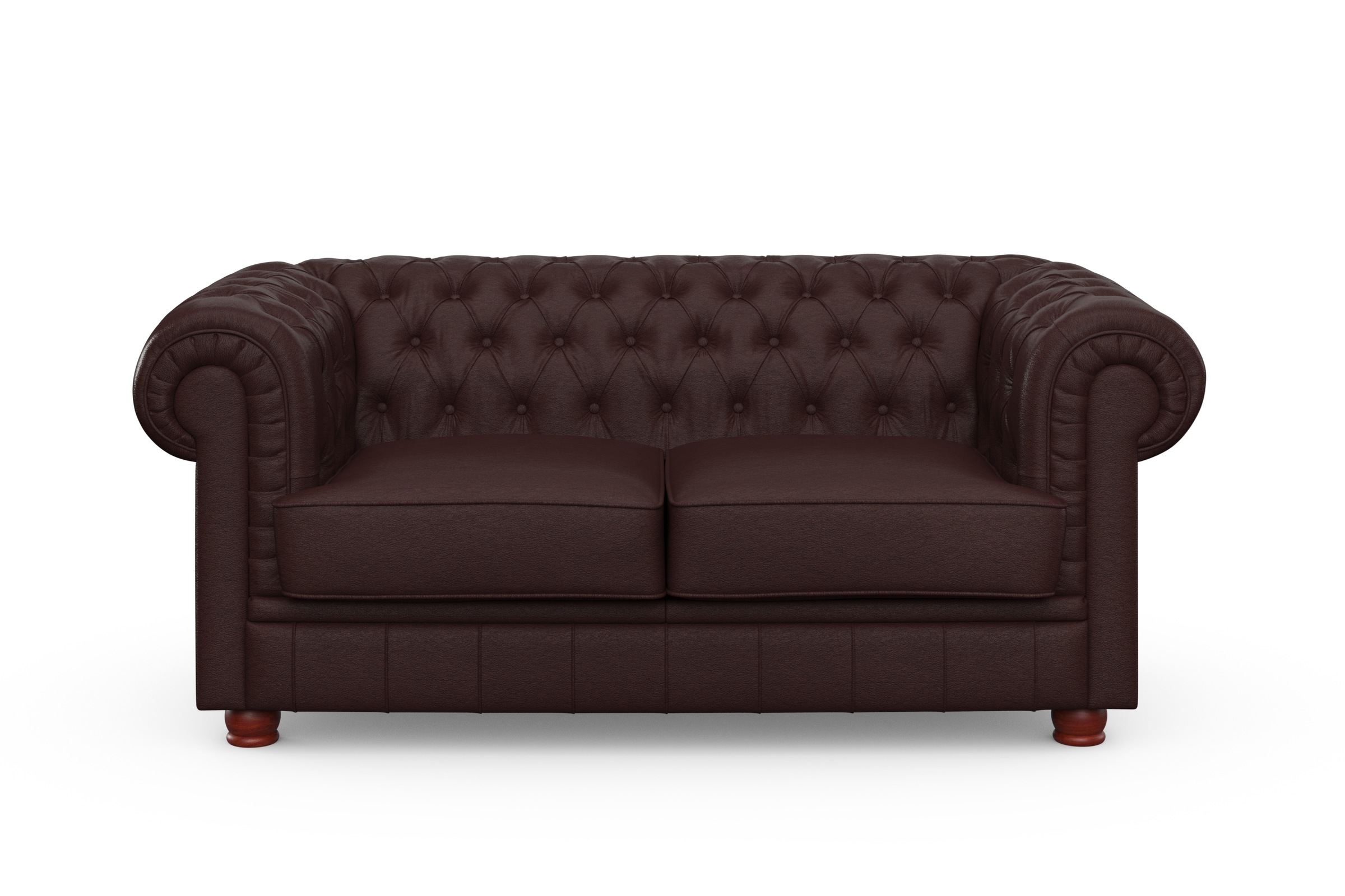 Max Winzer® Chesterfield-Sofa »Kent 2-Sitzer, edel und bequem, hochwertige Detailverarbeitung«, mit aufwendiger Knopfheftung, komfortable Armlehne, Breite 175 cm