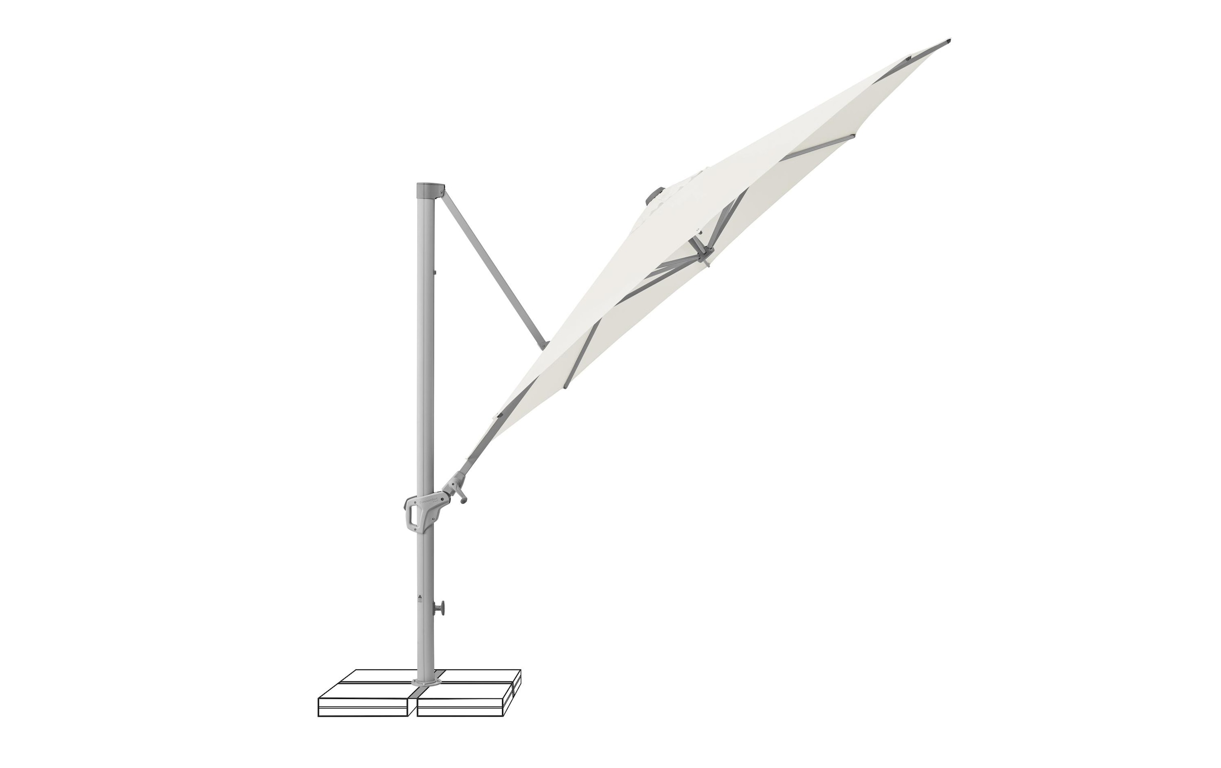   Parasol »Suncomfort by Glatz Familyflex Ø 300 cm« Freiarmschirm