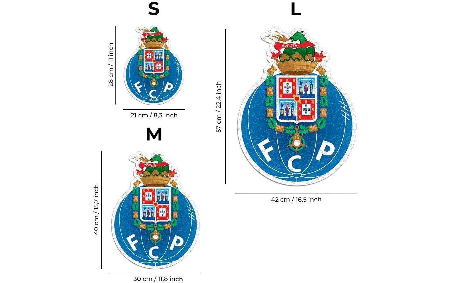   Puzzle »Iconic FC Porto – Logo« Holzart: Birke (Herkunftsland: China)