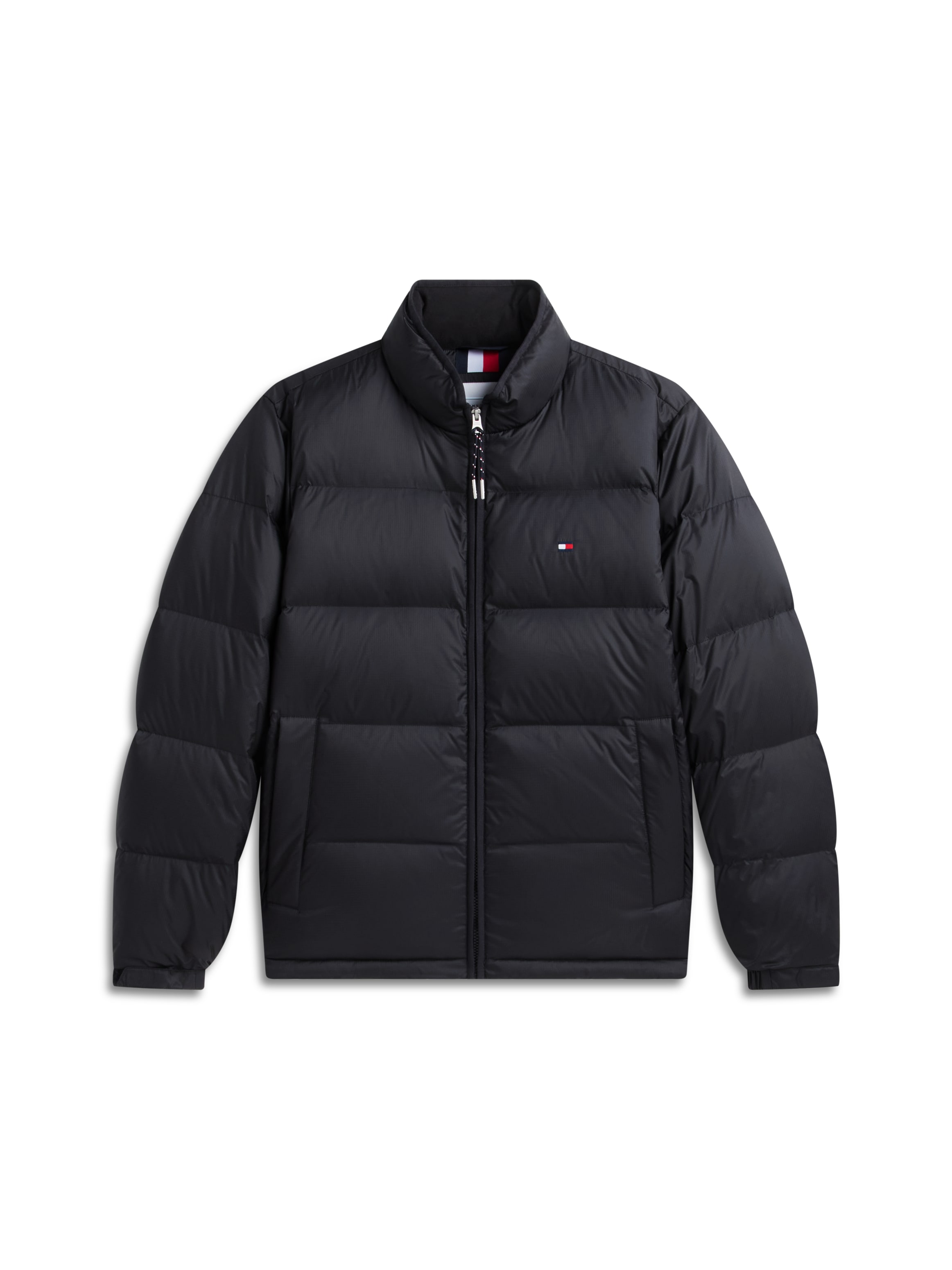 Tommy Hilfiger Doudoune »RIPSTOP STAND DOWN PUFFER JACKET« 17 : au choix avec barre LED, revêtement en cuir synthétique ou en tissu structuré,