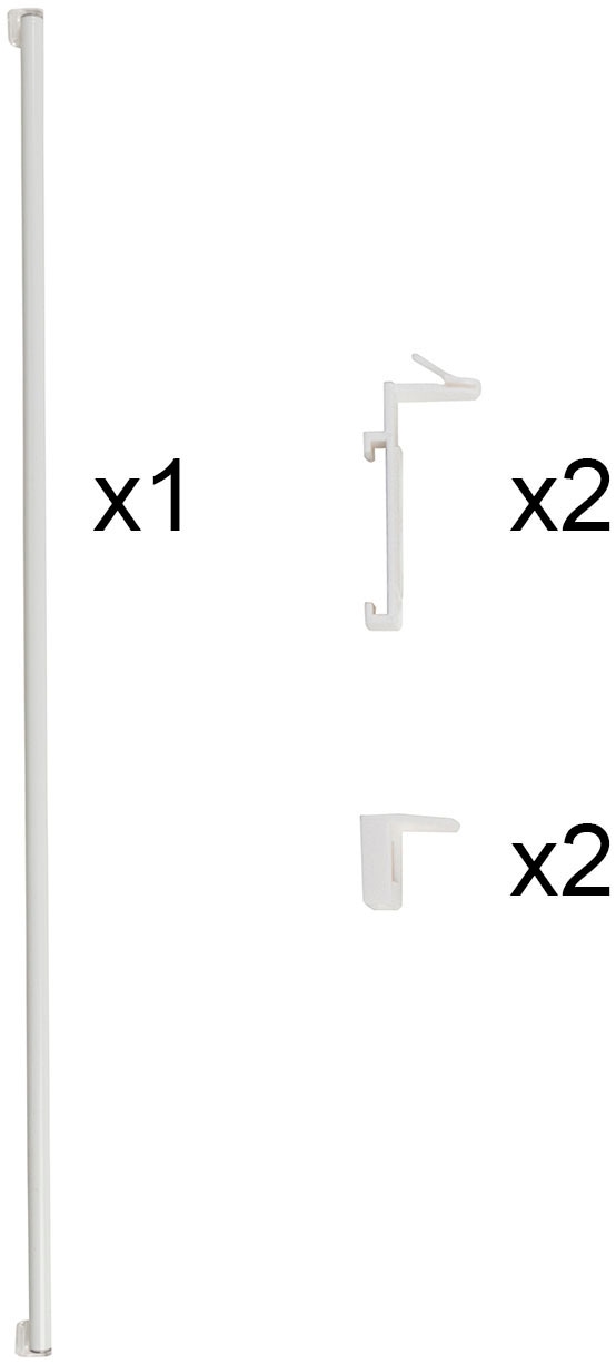 my home Doppelrollo »SORANA«, Lichtschutz, Sichtschutz-Blendschutz, ohne Bohren, freihängend, Rollo in angesagter Optik NEUHEIT!