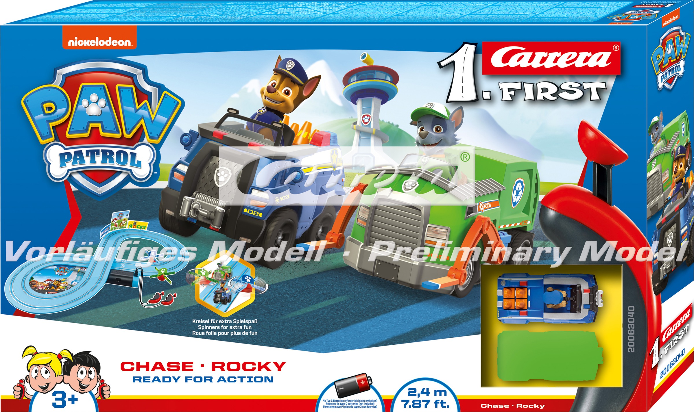 Image of Carrera® Autorennbahn »Carrera® First Paw Patrol - Ready for Action«, (Set), im Massstab 1:50 bei Ackermann Versand Schweiz