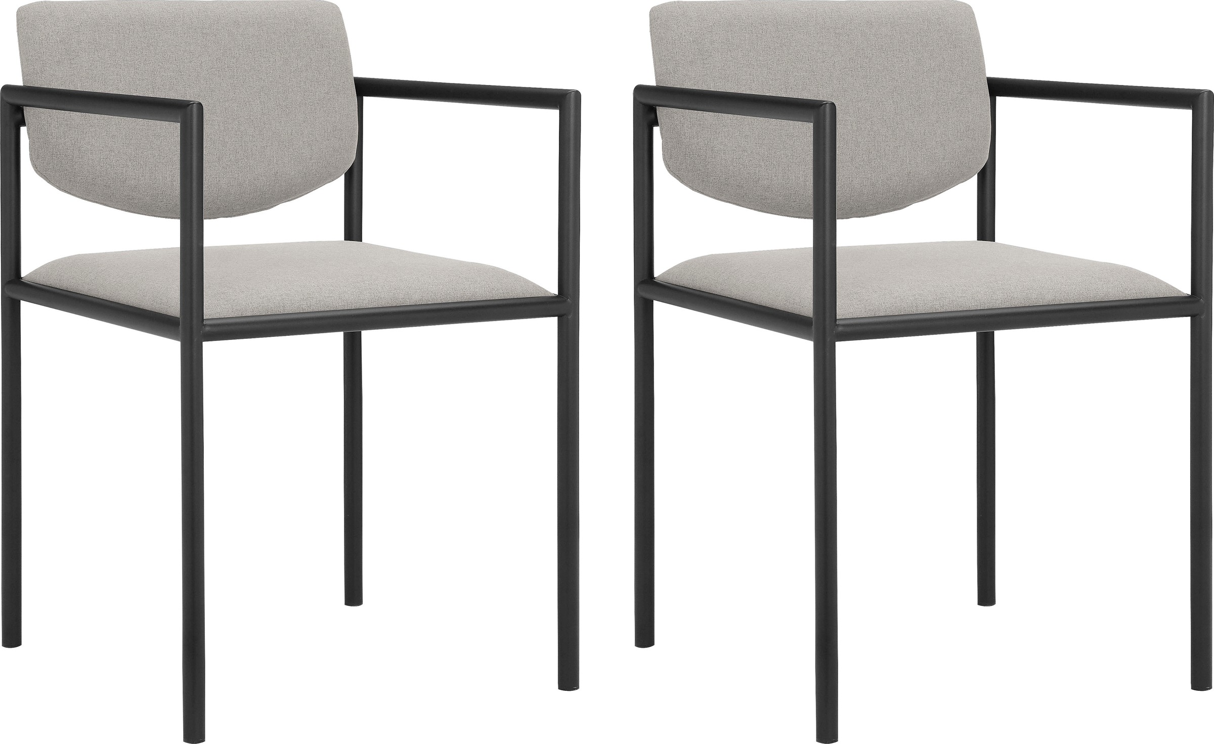 Image of LeGer Home by Lena Gercke Esszimmerstuhl »Noelia«, Feinstruktur, 2er Set, In 2 Gestellfarben auswählbar und zusätzlich in 3 Bezugsfarben, Sitzhöhe 49 cm bei Ackermann Versand Schweiz