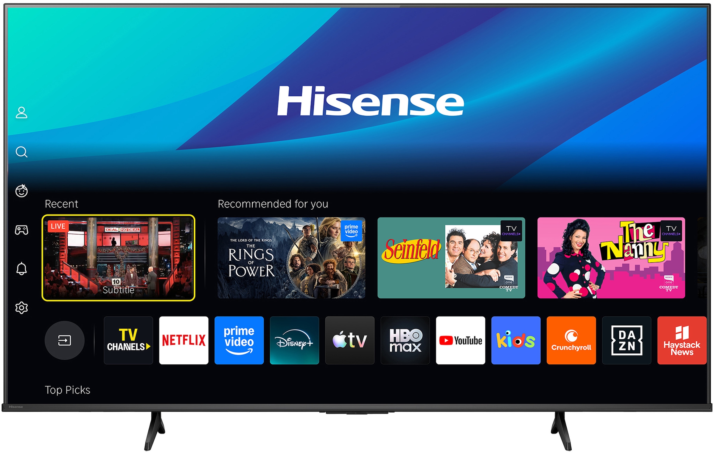 Hisense DLED-Fernseher »50E6DS« 126 cm/50 ″ Smart-TV