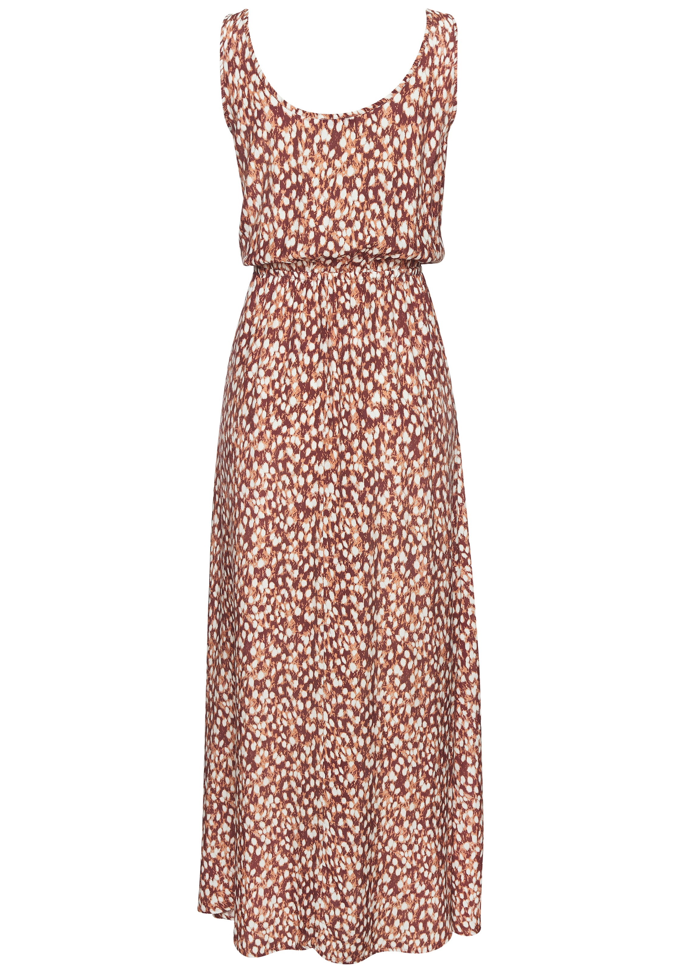 Vivance Maxikleid, mit tiefem Rückenausschnitt, Druckkleid, Damen Kleid lang