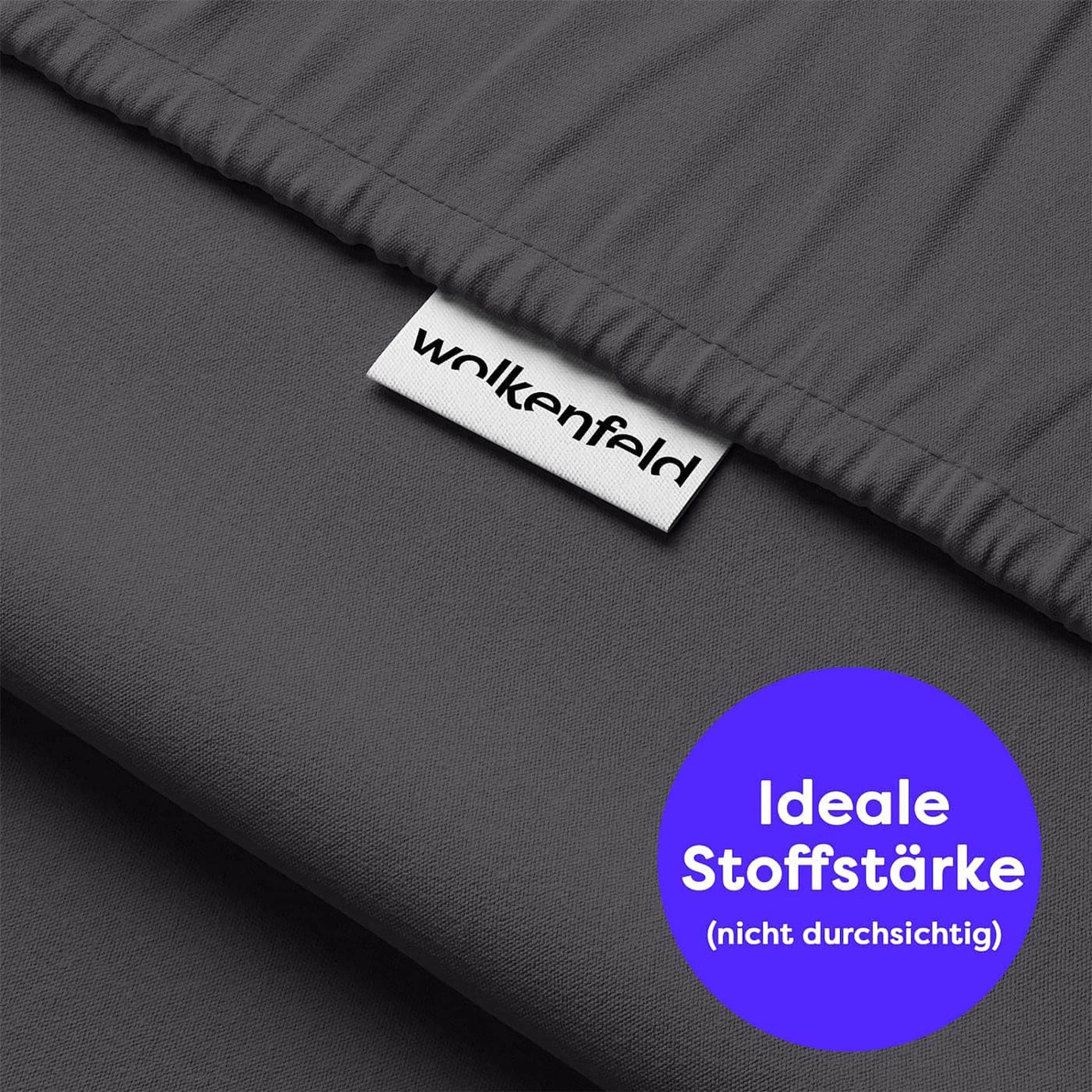 Wolkenfeld Spannbettlaken »Boxspringbett Bettlaken - Spannbetttuch für Matratzen bis 40cm« Elastisch & Rutschfest: 90x200, 140x200, 160x200, 180x200 & Übergrössen