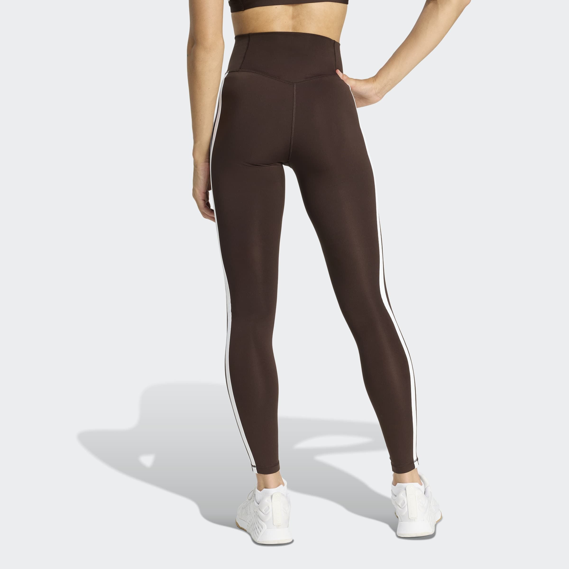 adidas Performance Trainingstights »OPTIME ESSENTIALS 3-STREIFEN 7/8-LEGGINGS«  für Erwachsene, mit climacool® Technologie, aus Polyester