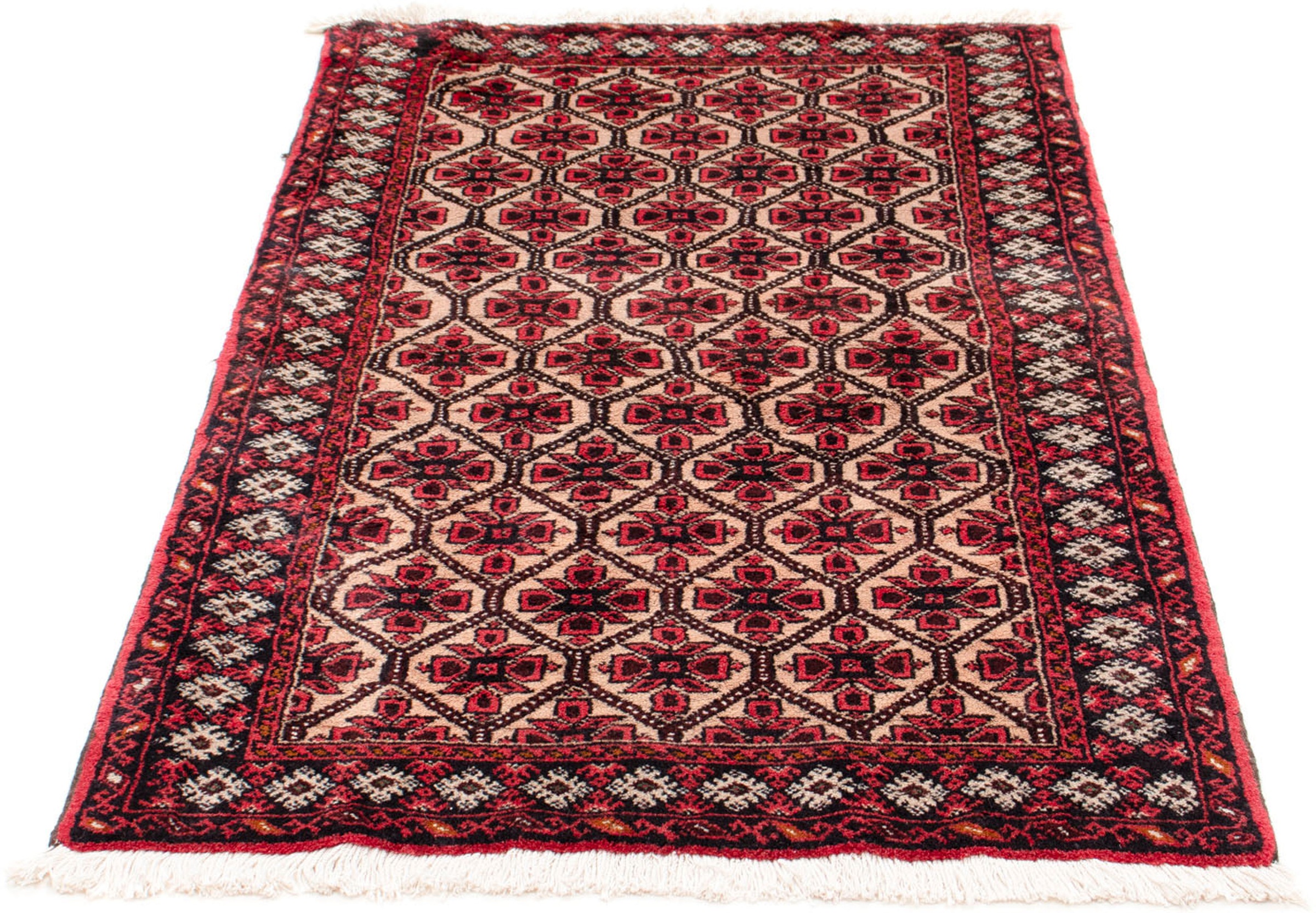 Image of morgenland Orientteppich »Belutsch - 147 x 85 cm - rot«, rechteckig, 8 mm Höhe, Wohnzimmer, Handgeknüpft, Einzelstück mit Zertifikat bei Ackermann Versand Schweiz