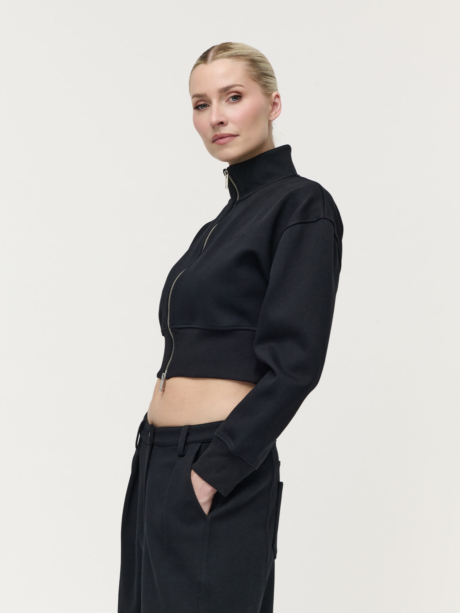 LeGer Sweatjacke »Kasha, LeGer by Lena Gercke« verkürzte Form