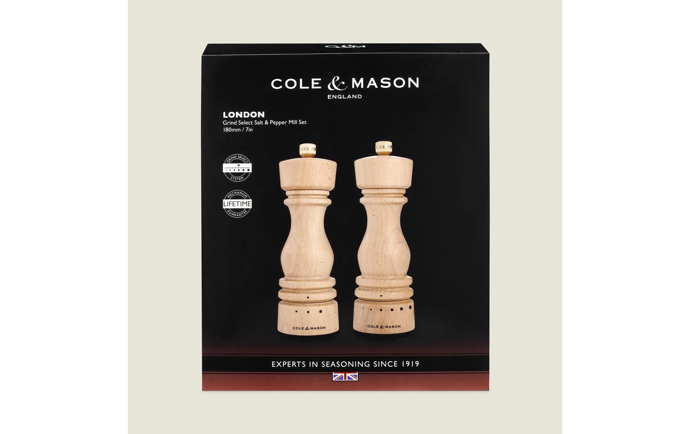 Cole & Mason Salz-/Pfeffermühle »London 2 x 18 cm«