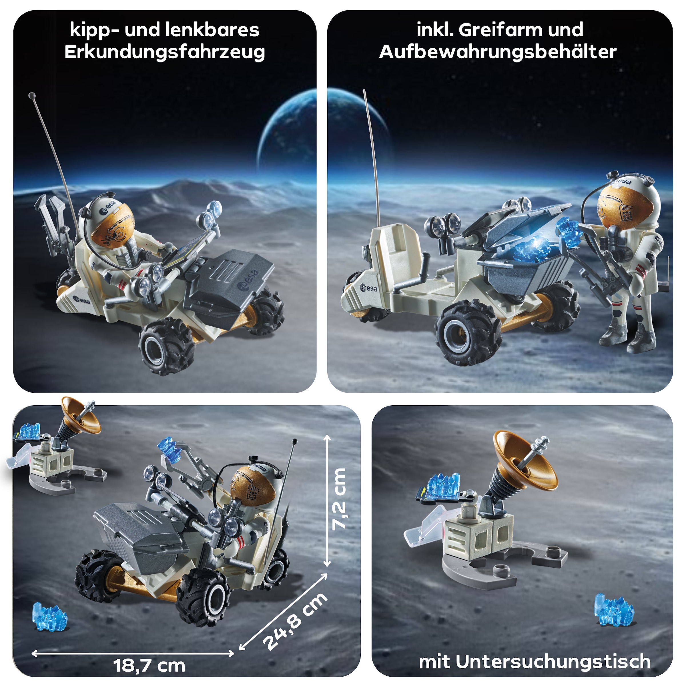 Playmobil® Jeu de construction »Weltraummission (71734), Playmobil Action Heroes« Made in Europe