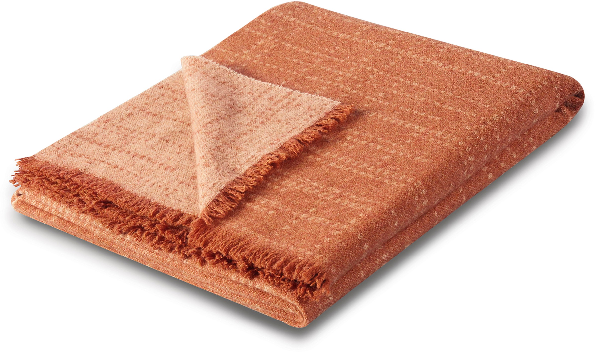 Image of Biederlack Plaid "Nore" mit kurzer Franse