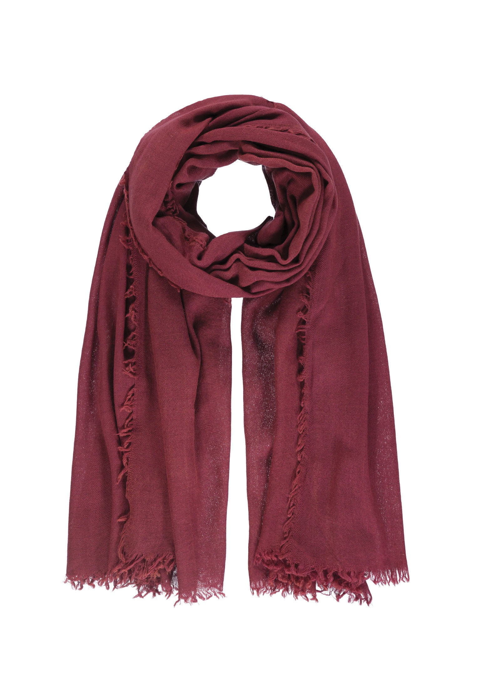 Schal aus Wolle- Seidemischung