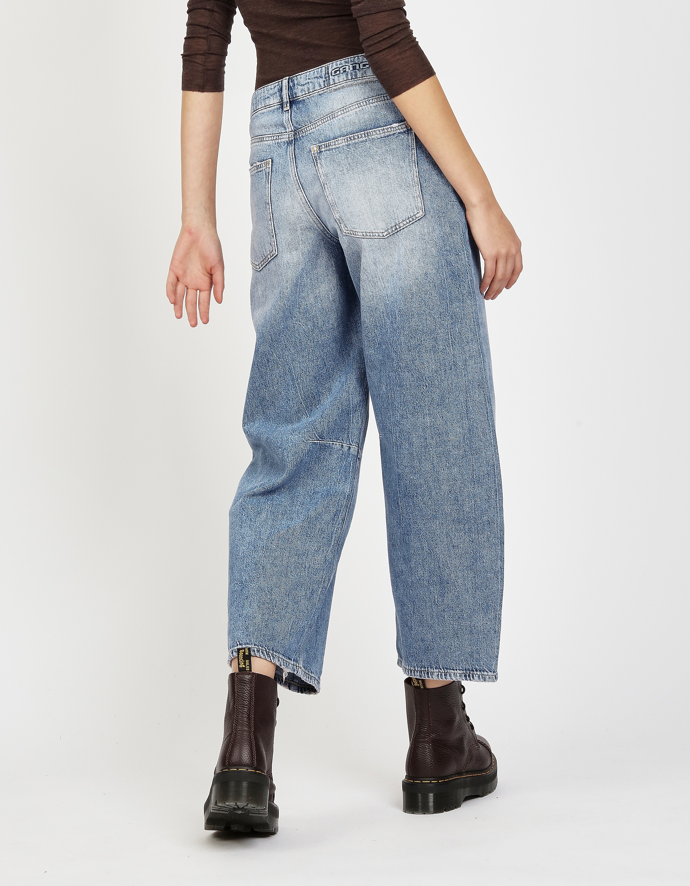 GANG 5-Pocket-Jeans »94SARINA«, mit Abnähern an Knie und Saum
