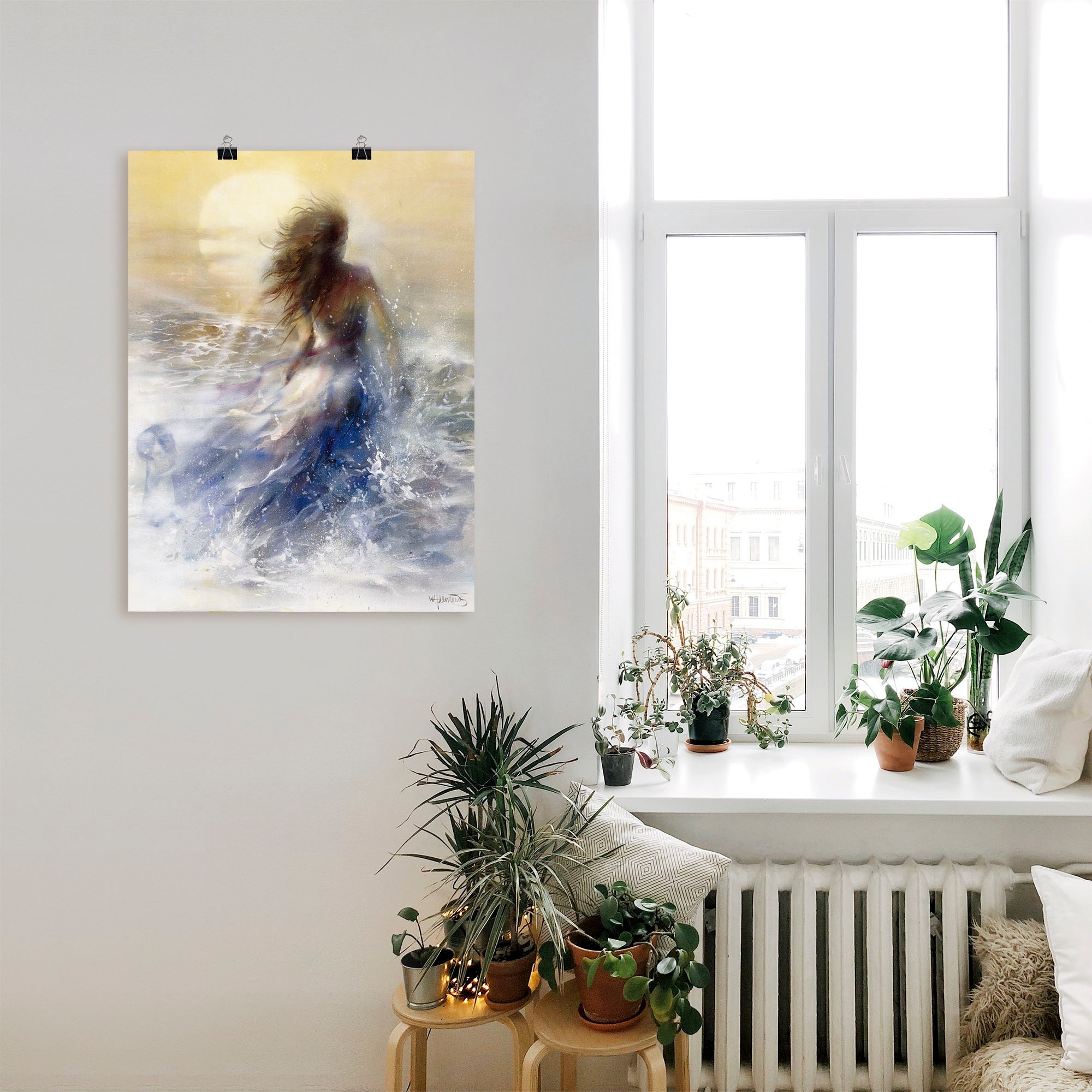 Artland Wandbild »Sommer I« Frau 1 Stk. tlg. als Leinwandbild, Poster in verschied. Grössen